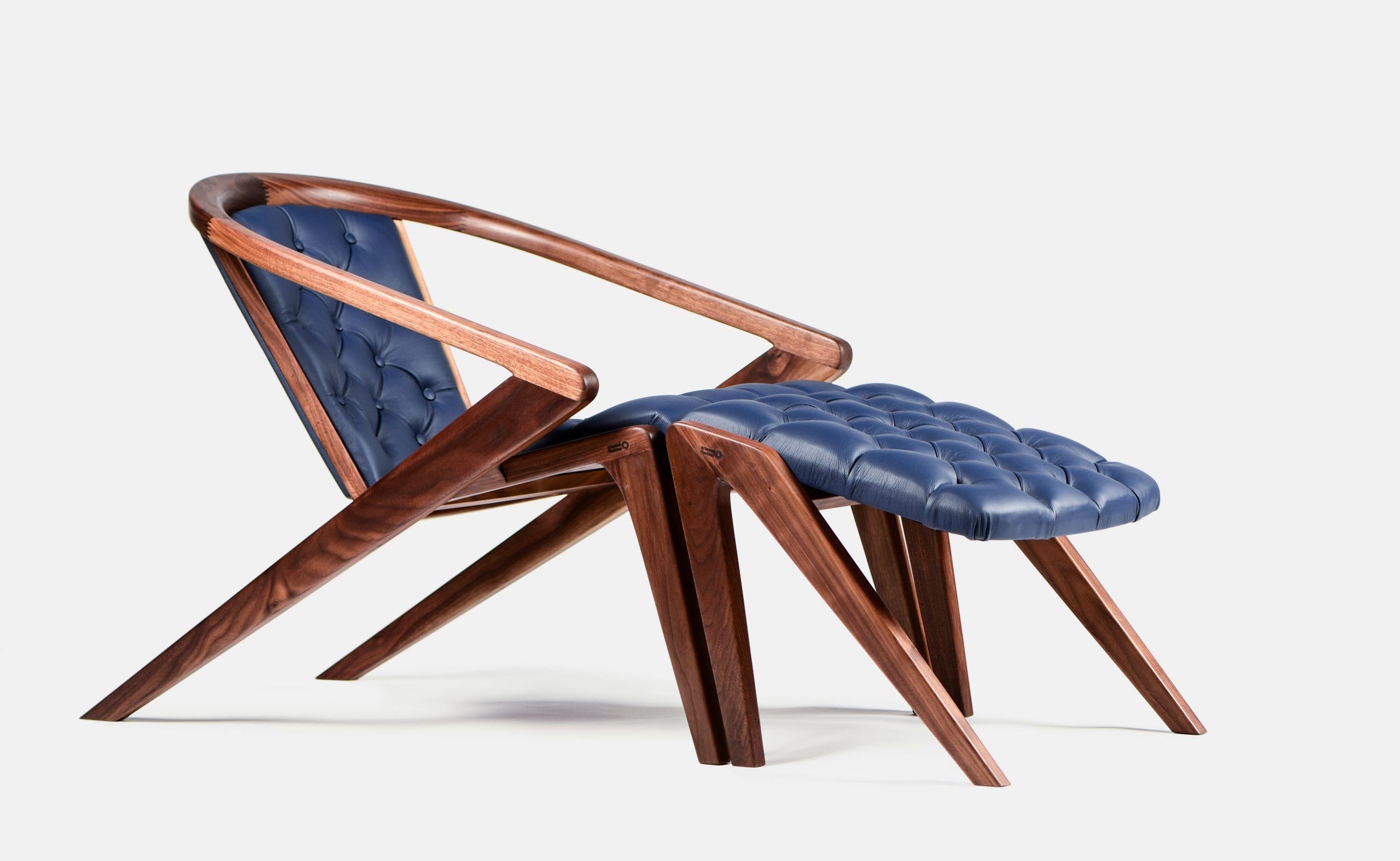 Portuguese P.R Lounge Chair by Alexandre Caldas For Sale