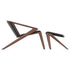 P.R. Lounge Chair & Ottoman, by Alexandre Caldas AROUNDtheTREE 2018