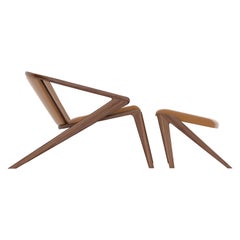 P.R. Lounge Chair with Ottoman,  by Alexandre Caldas AROUNDtheTREE, 2018