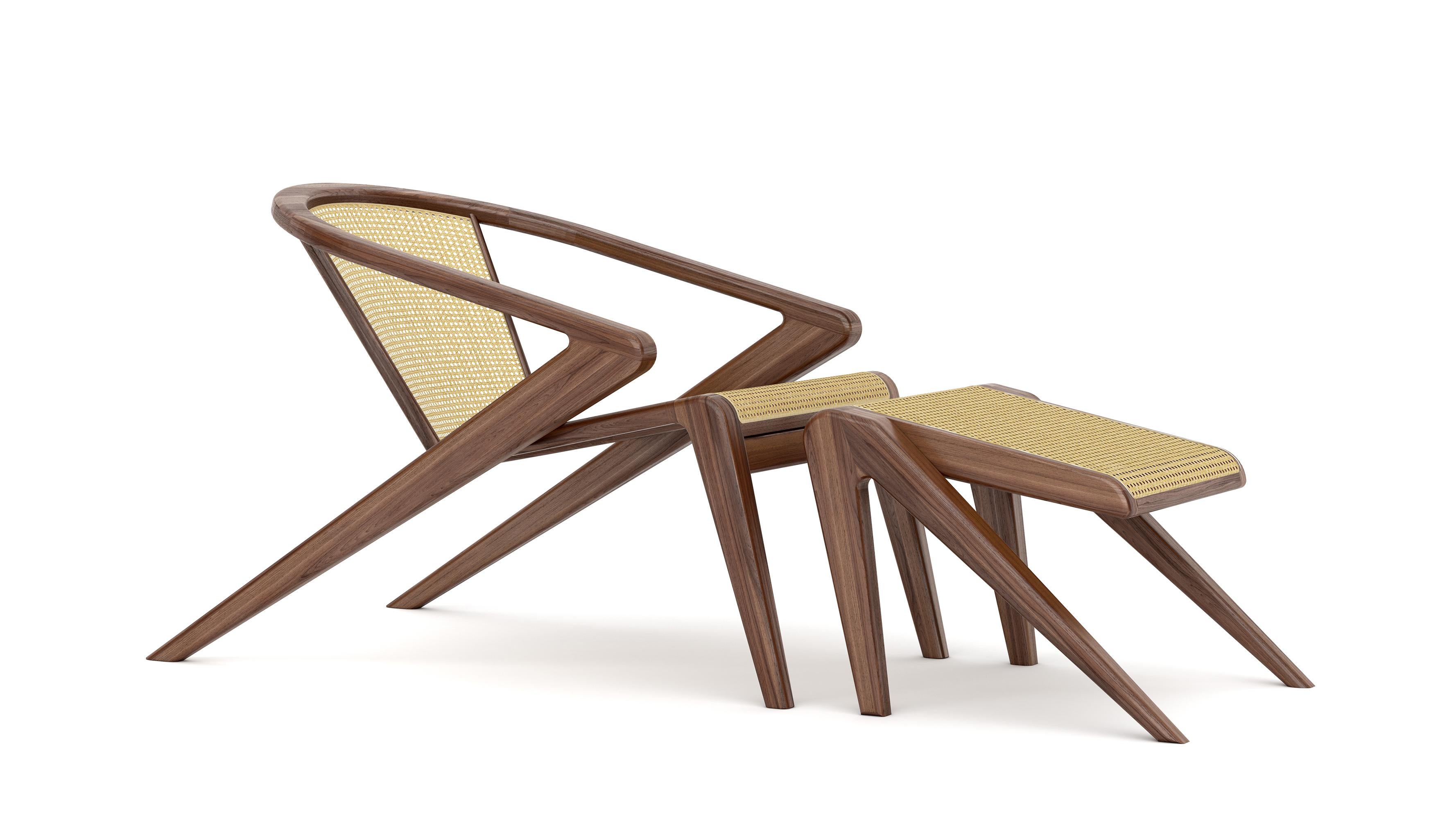 Der von Alexandre Caldas entworfene Portuguese Roots (PR) Lounge Chair ist der pure Ausdruck eines 25-jährigen Reifeprozesses, der in einer perfekten Symbiose zwischen Kunst und Handwerk endet. Der Stuhl wurde entworfen, um eine Geschichte