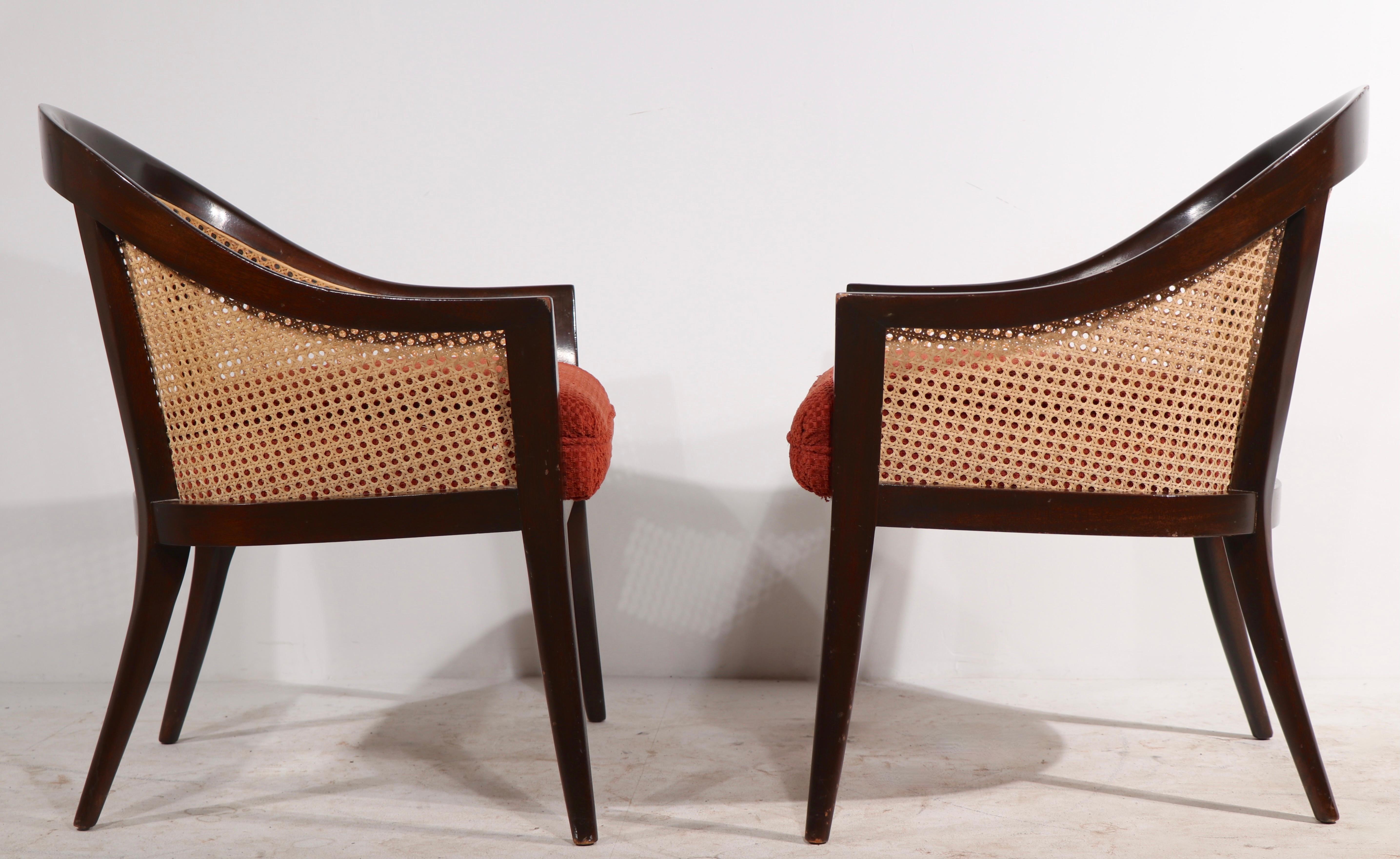 Upholstery Pr. Lounge Chairs by Harvey Probber