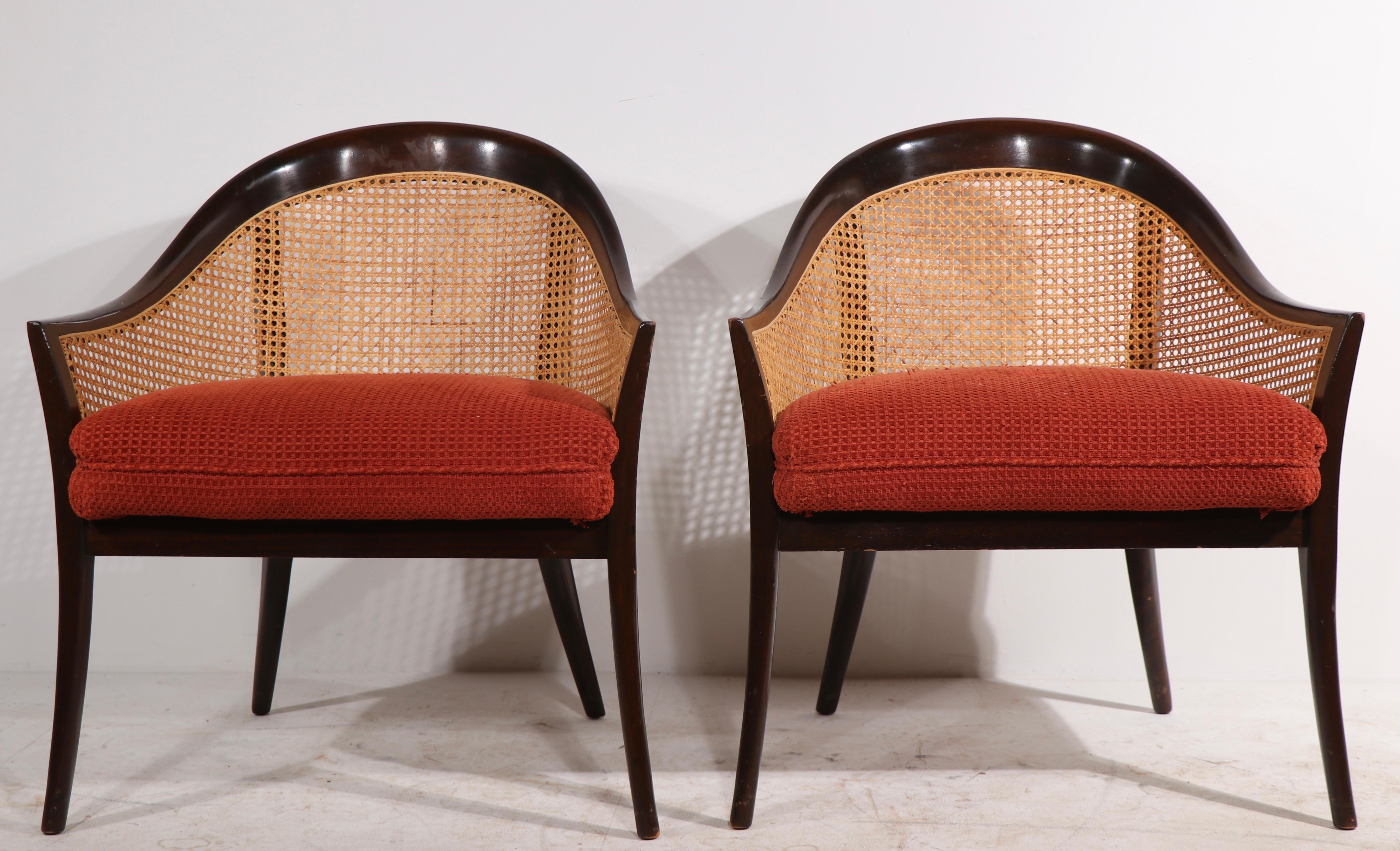 Pr. Lounge Chairs by Harvey Probber 1