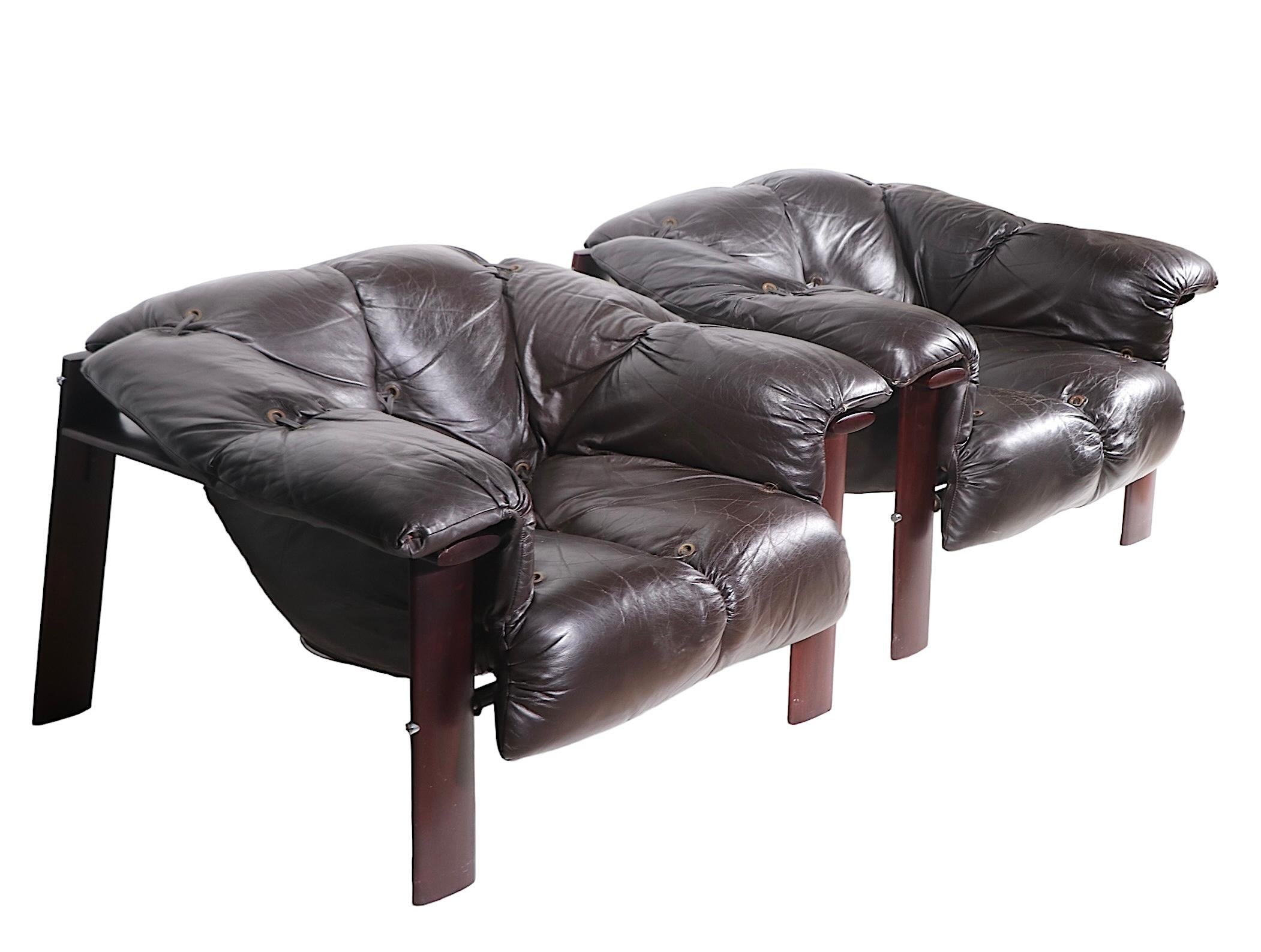Brazilian Pr. Lounge Chairs by Percival Lafer made in Brazil c. 1970’s
