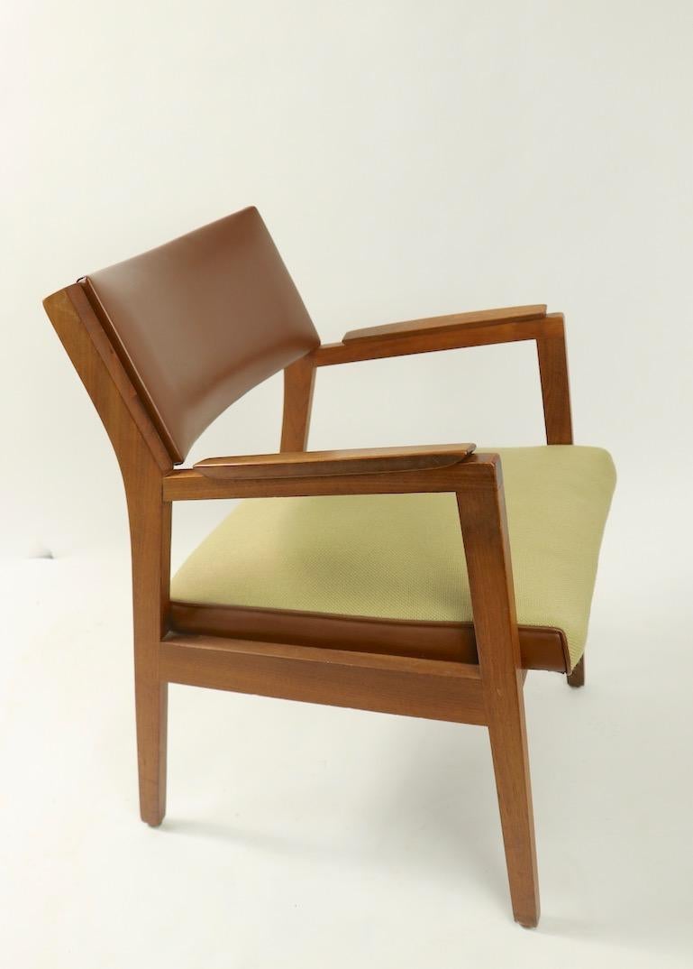 Mid-Century Modern Pair of Mid Century  Armchairs by the ALMA Desk Company after Risom