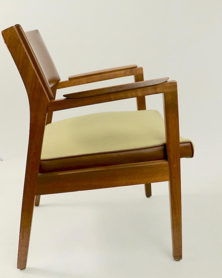 American Pair of Mid Century  Armchairs by the ALMA Desk Company after Risom