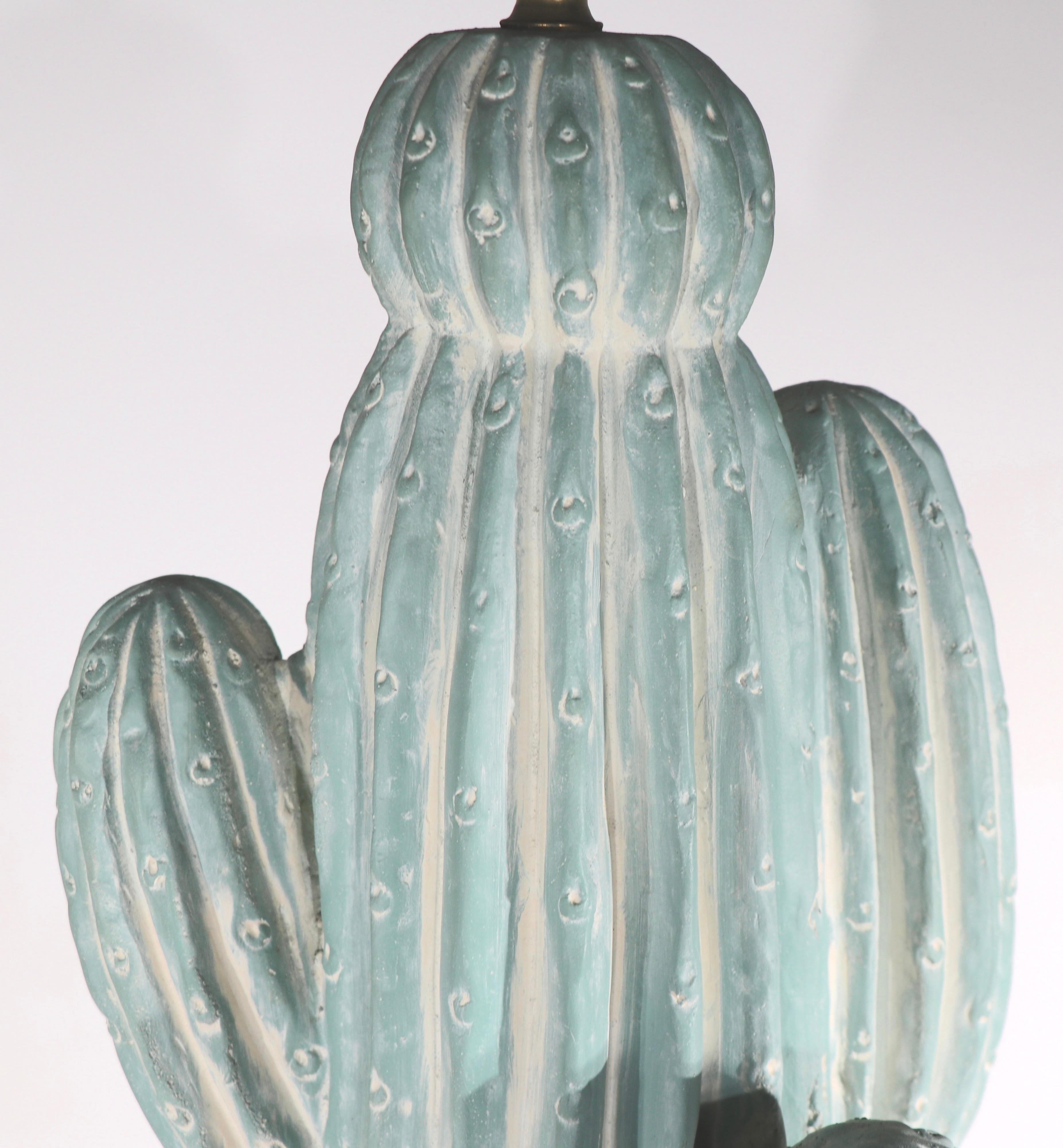 vintage cactus lamp