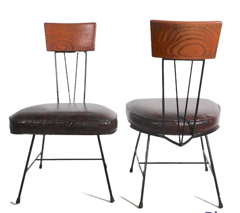 American Pr. Mid Century Chairs by Richard McCarthy for Selrite Ca. 1950’s For Sale
