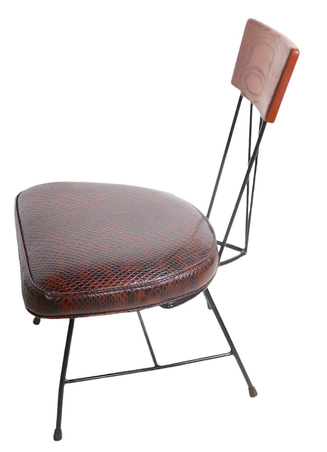 Tappezzeria Pr. Sedie di metà secolo di Richard McCarthy per Selrite Ca. 1950's in vendita
