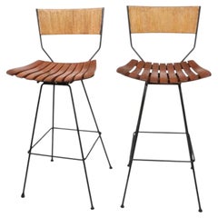 Pr. Mid Century Thekenhocker von Arthur Umanoff für Raymor