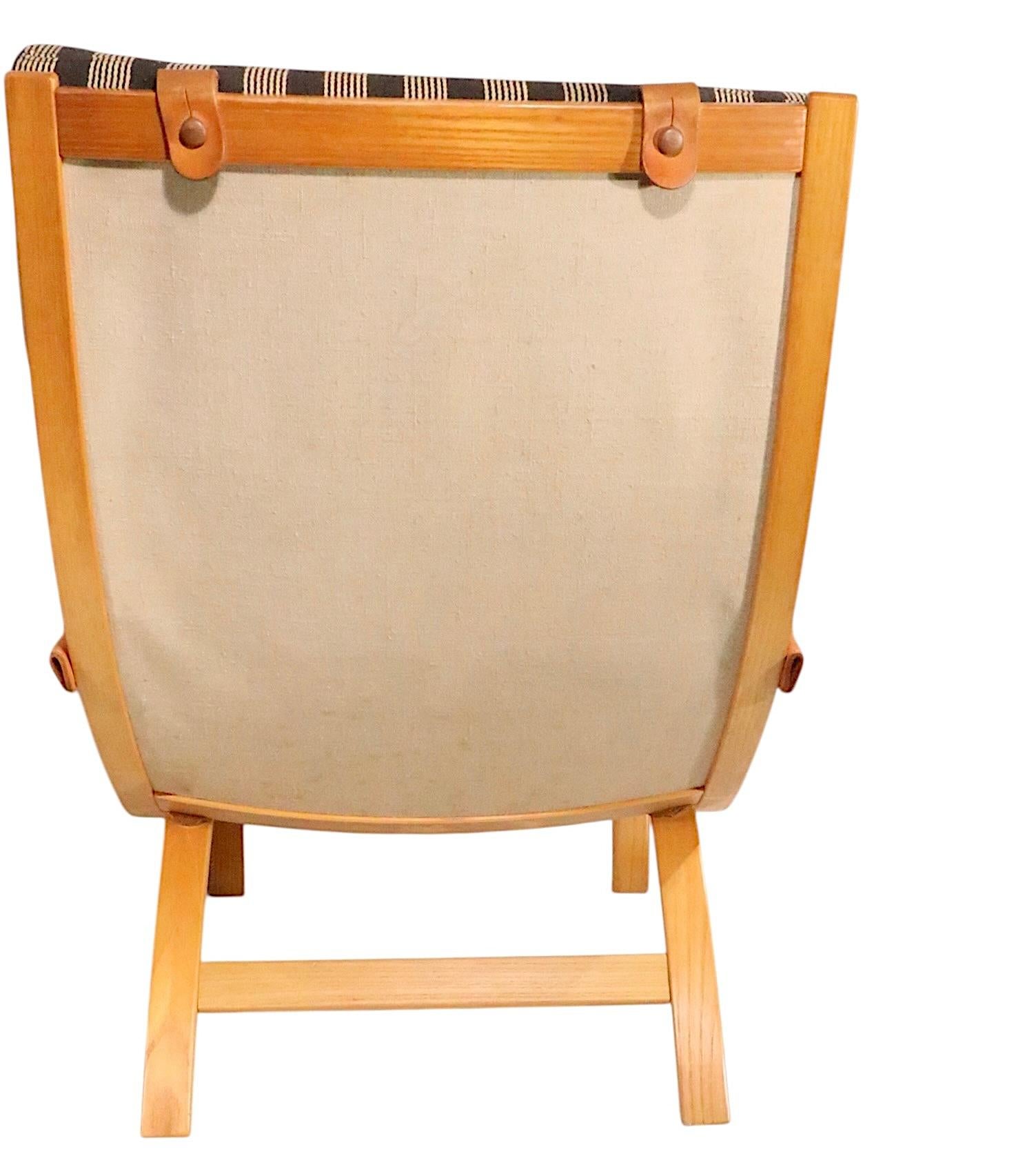 Pr. Mid Century Danish Modern Clipper Lounge Chairs by Soren Nissen & Ebbe Gehl For Sale 4