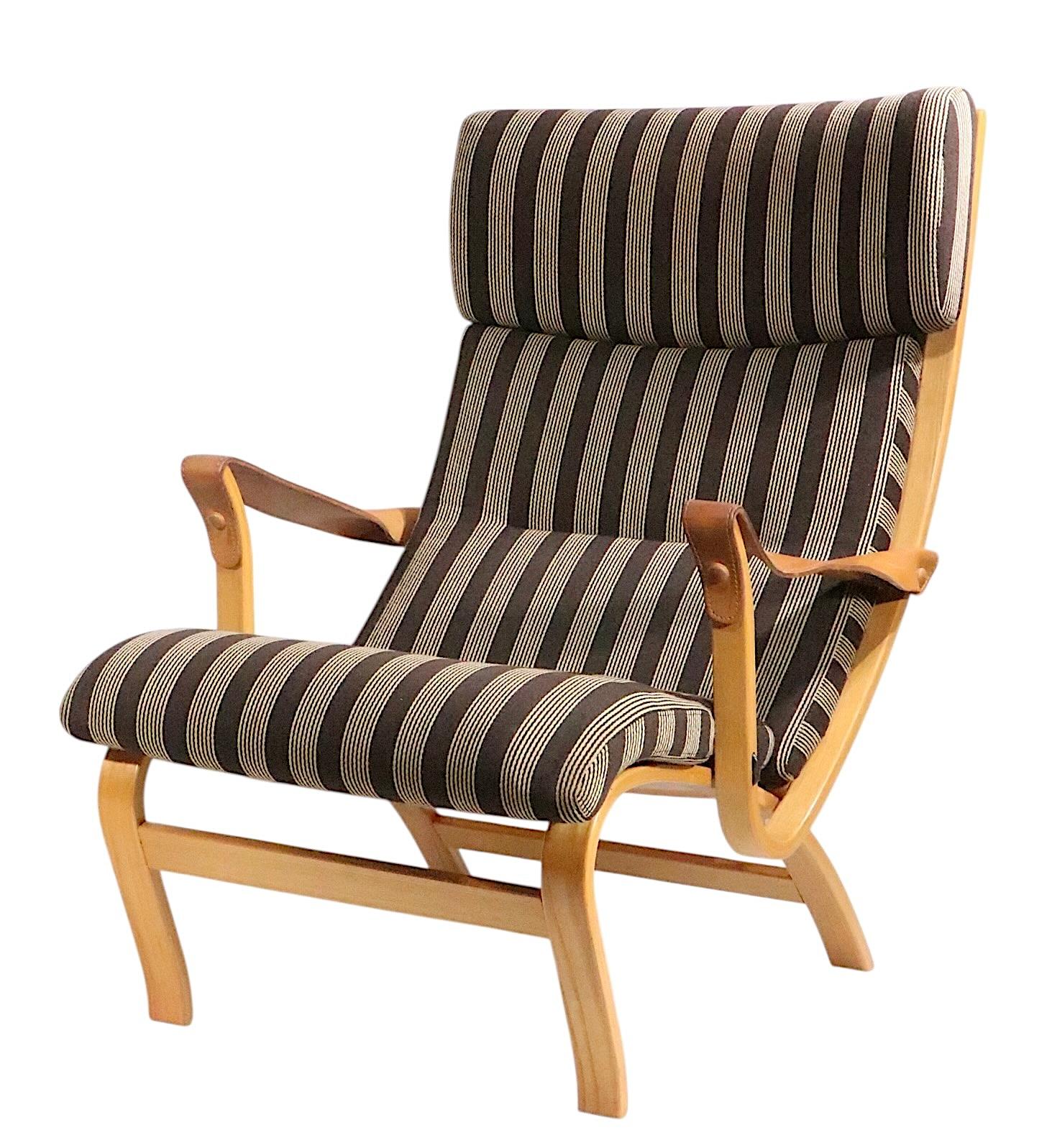 Pr. Mid Century Danish Modern Clipper Lounge Chairs by Soren Nissen & Ebbe Gehl For Sale 10