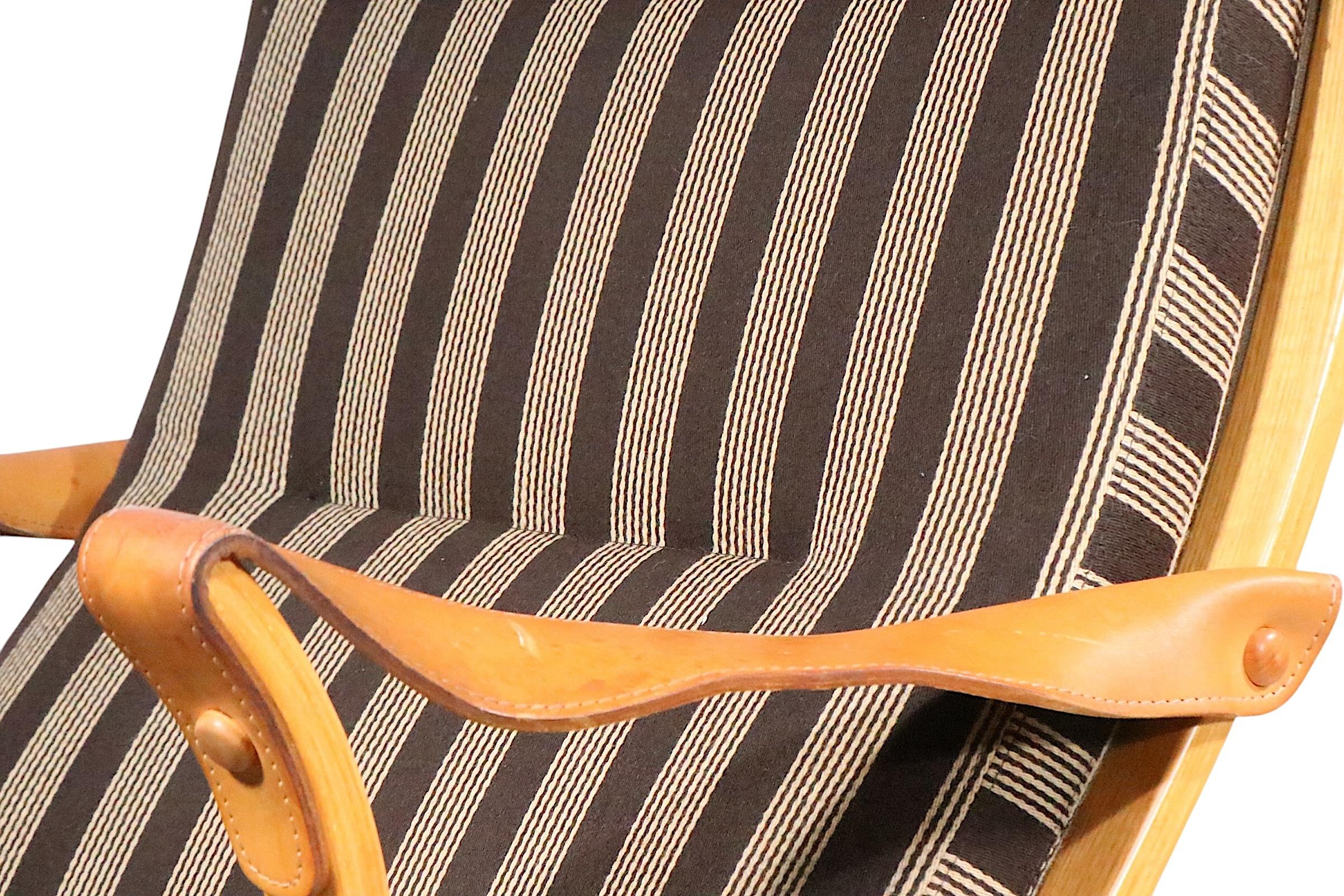 Pr. Mid Century Danish Modern Clipper Lounge Chairs by Soren Nissen & Ebbe Gehl For Sale 14
