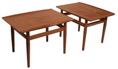 Pr. Mid Century Danish Modern Side Tables by Grete Jalk for Glostrup Mobelfabrik