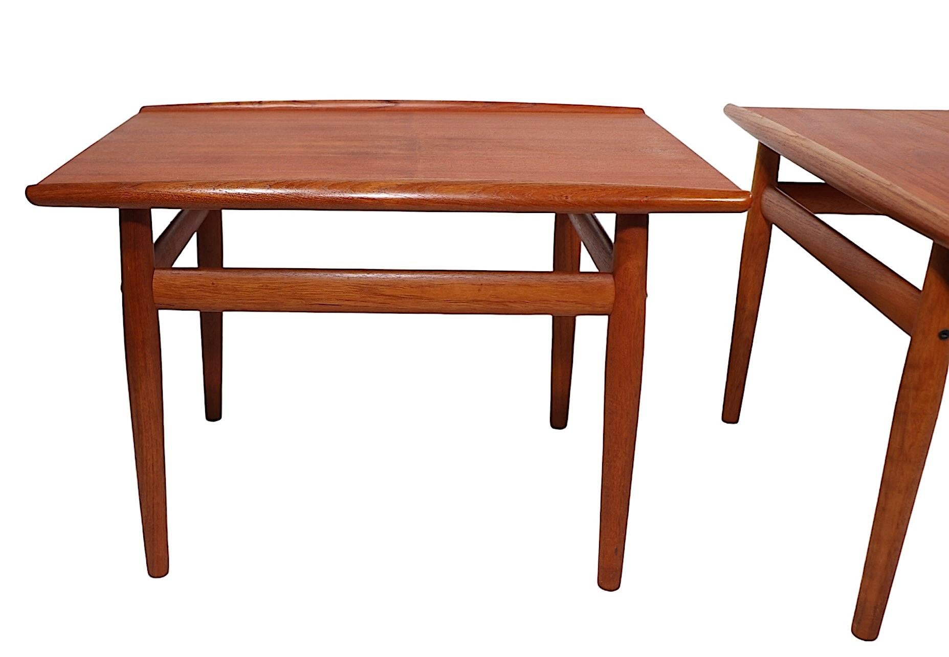 Pr. Tables d'appoint danoises modernes du milieu du siècle dernier par Grete Jalk pour Glostrup Mobelfabrik en vente 2