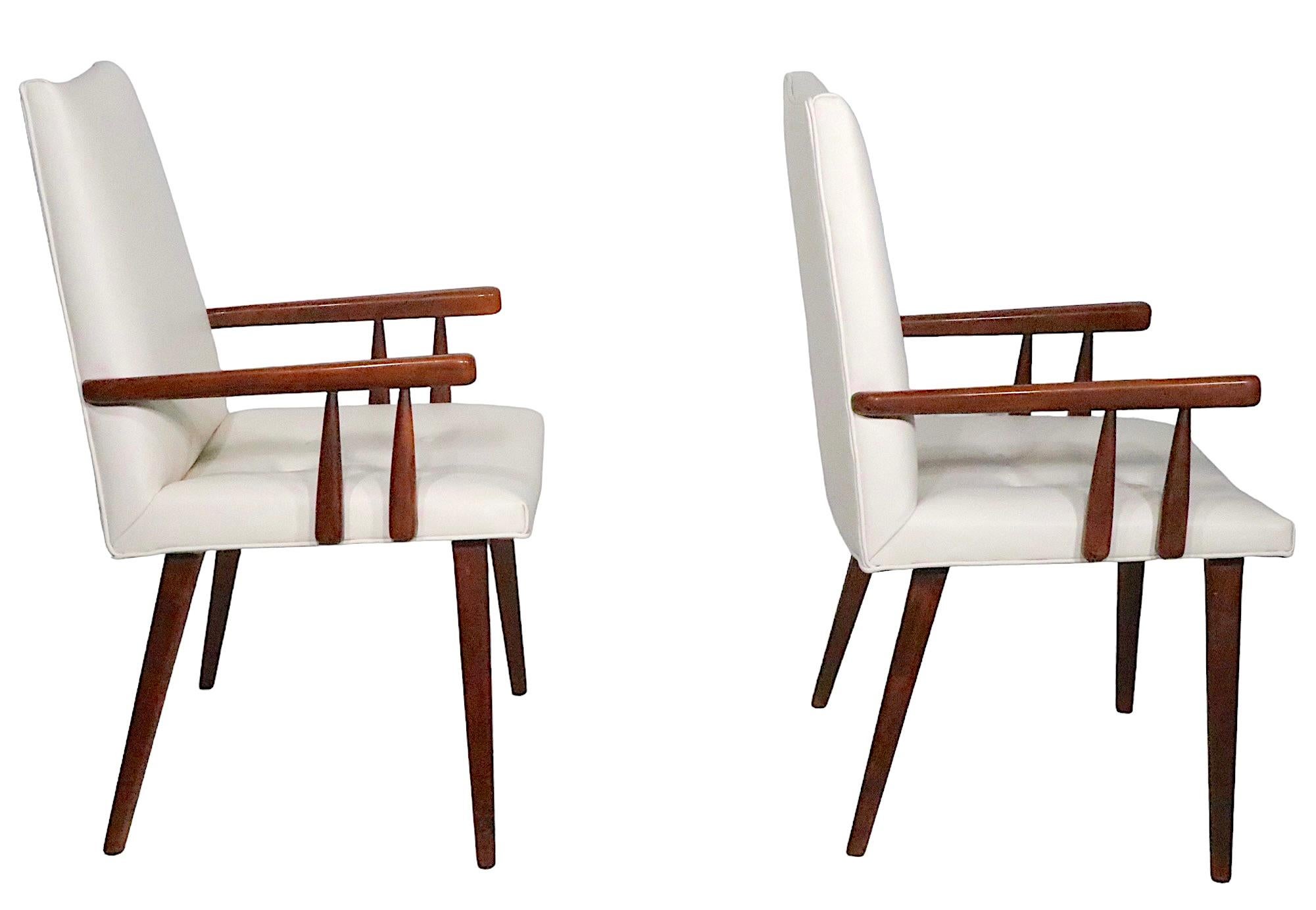 Pair Mid Century Dining Att. to Nakashima, circa 1950s For Sale 5