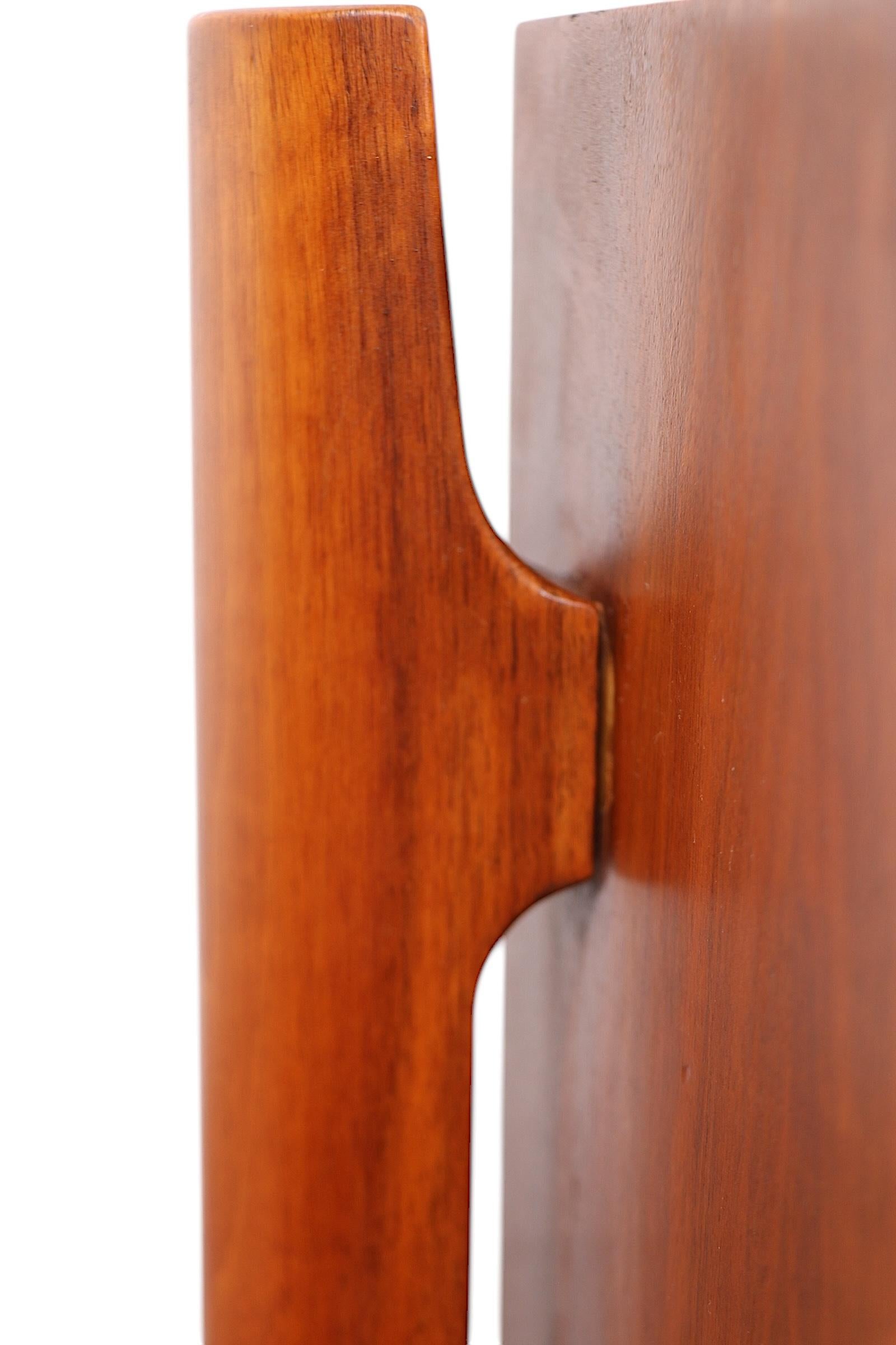 Pr. Mid Century Exoskeleton  Night Tables made in Sweden by William Hinn  1950's For Sale 4