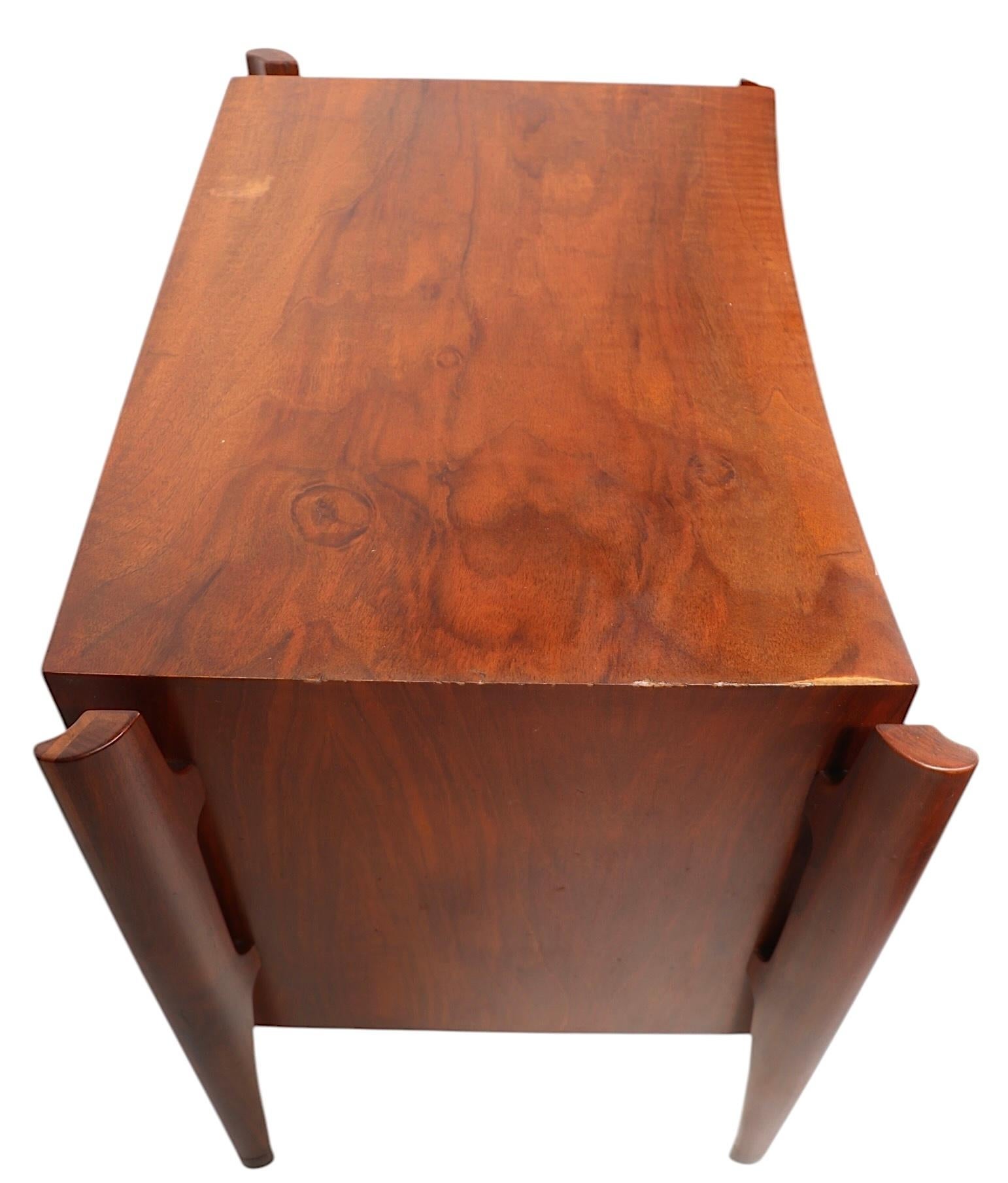 Pr. Mid Century Exoskeleton  Night Tables made in Sweden by William Hinn  1950's For Sale 8