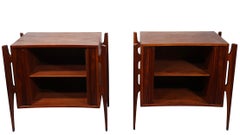 Pr. Mid Century Exoskeleton Night Tables made in Sweden by William Hinn 1950's