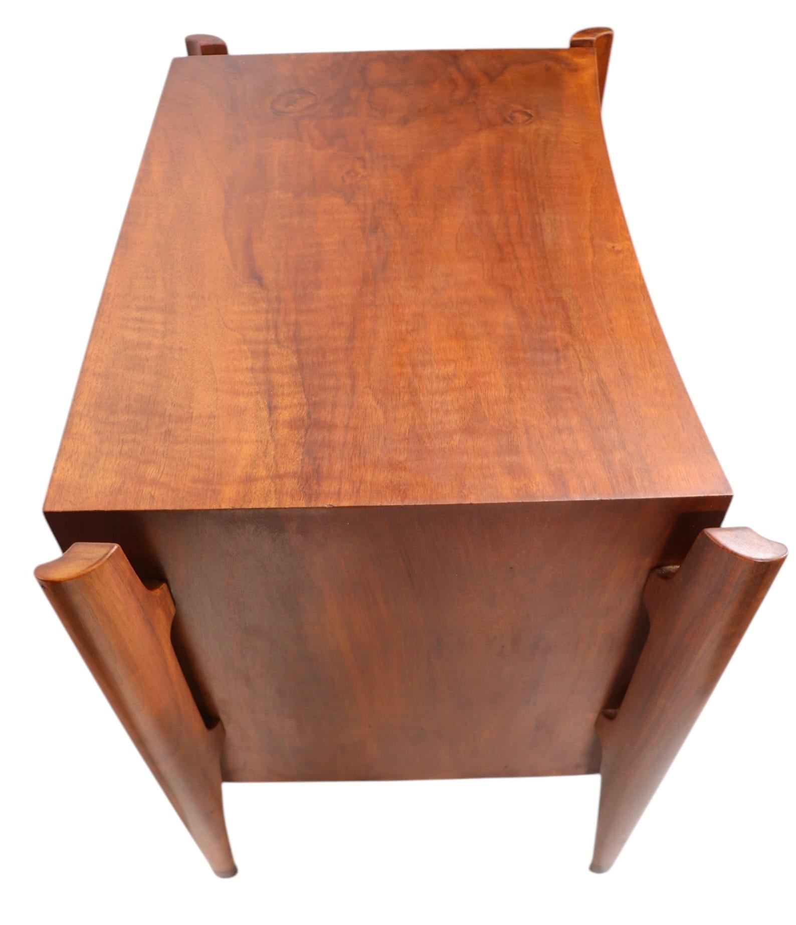 Pr. Mid Century Exoskeleton  Night Tables made in Sweden by William Hinn  1950's For Sale 13