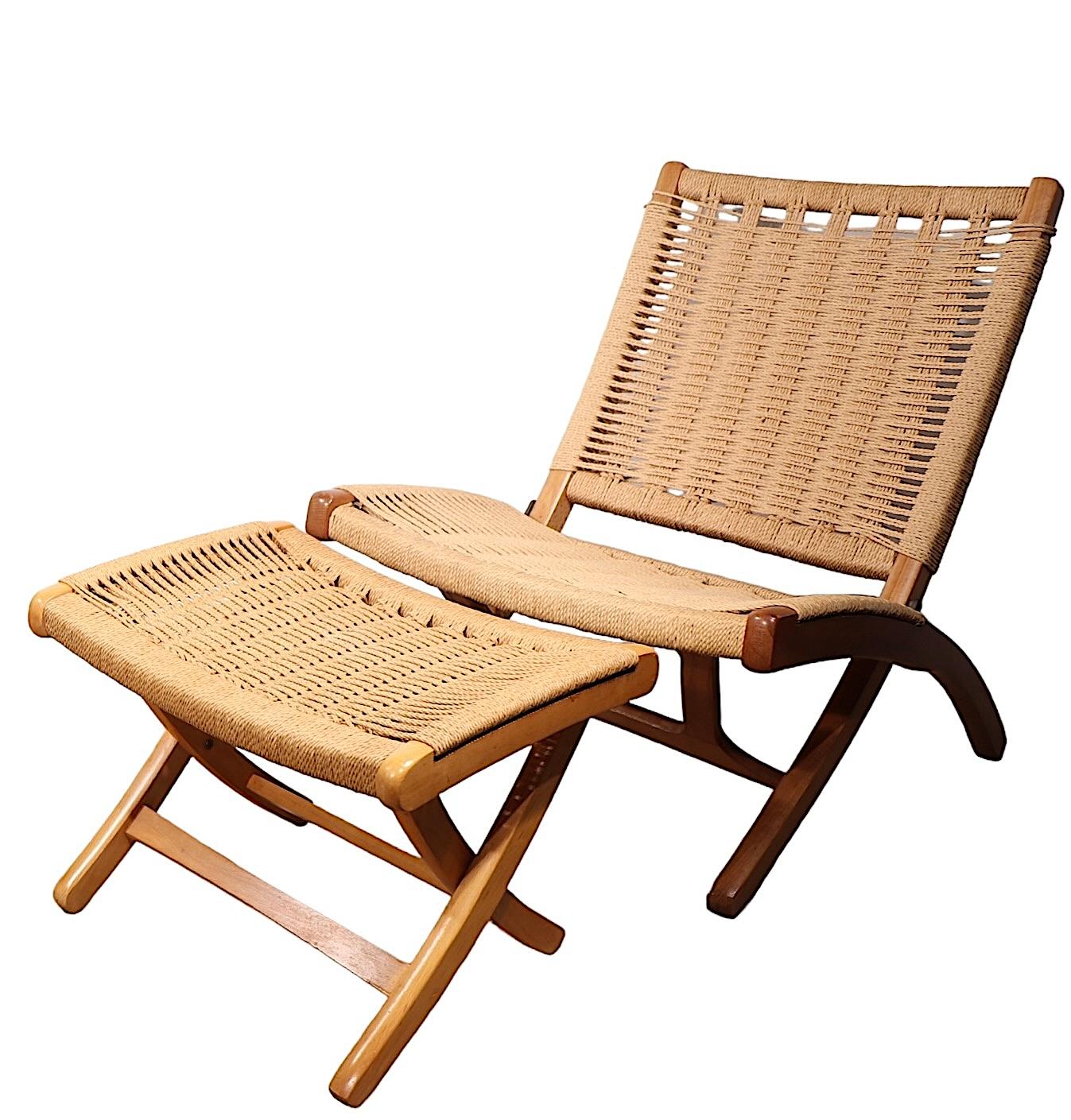 Pr. Klappbare Loungesessel und Ottomane aus der Mitte des Jahrhunderts, ca. 1950, hergestellt in Jugoslawien im Angebot 5
