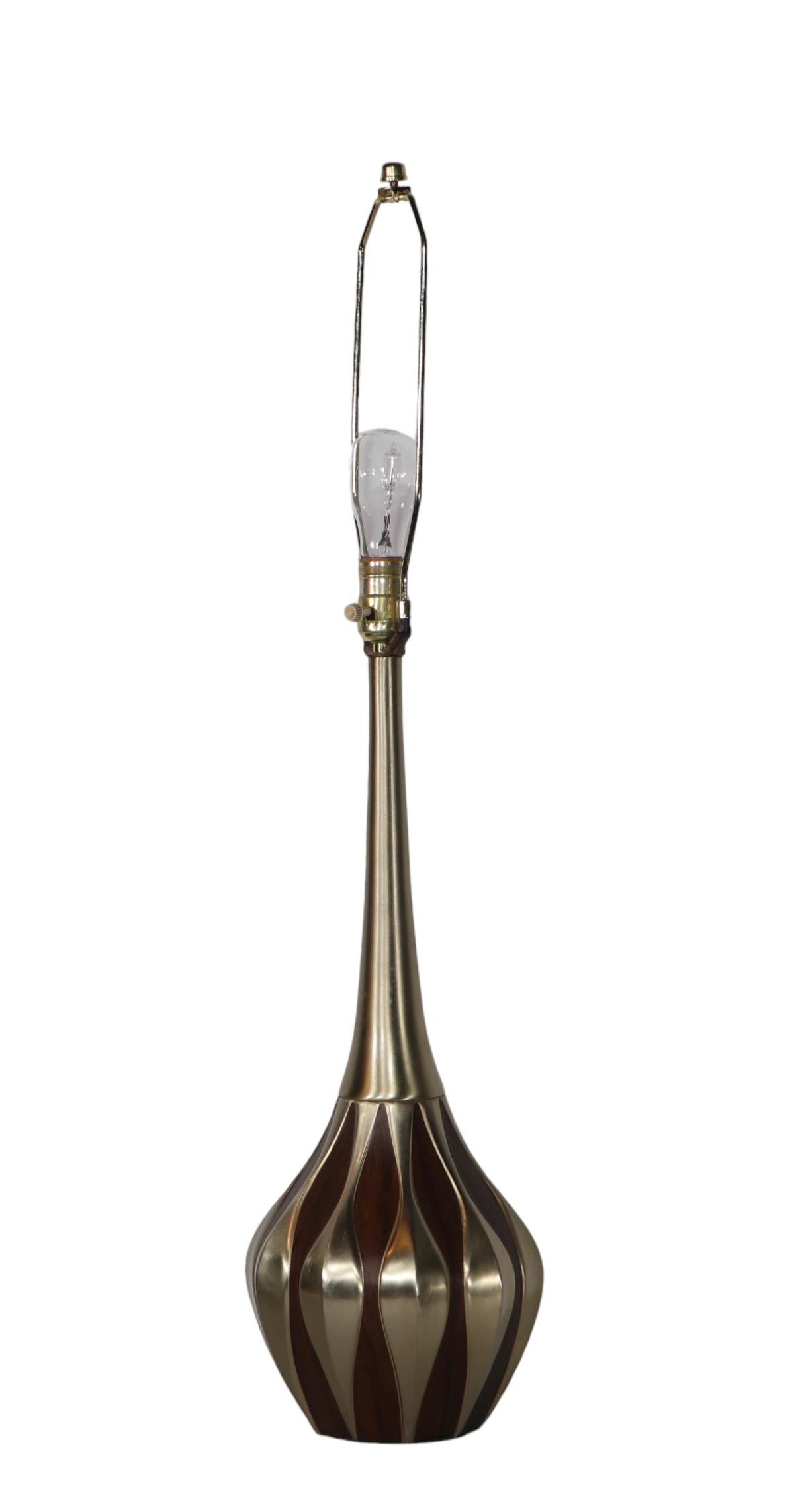 Pr. Mid Century Genie Table Lamps by Laurel c 1960's  For Sale 6