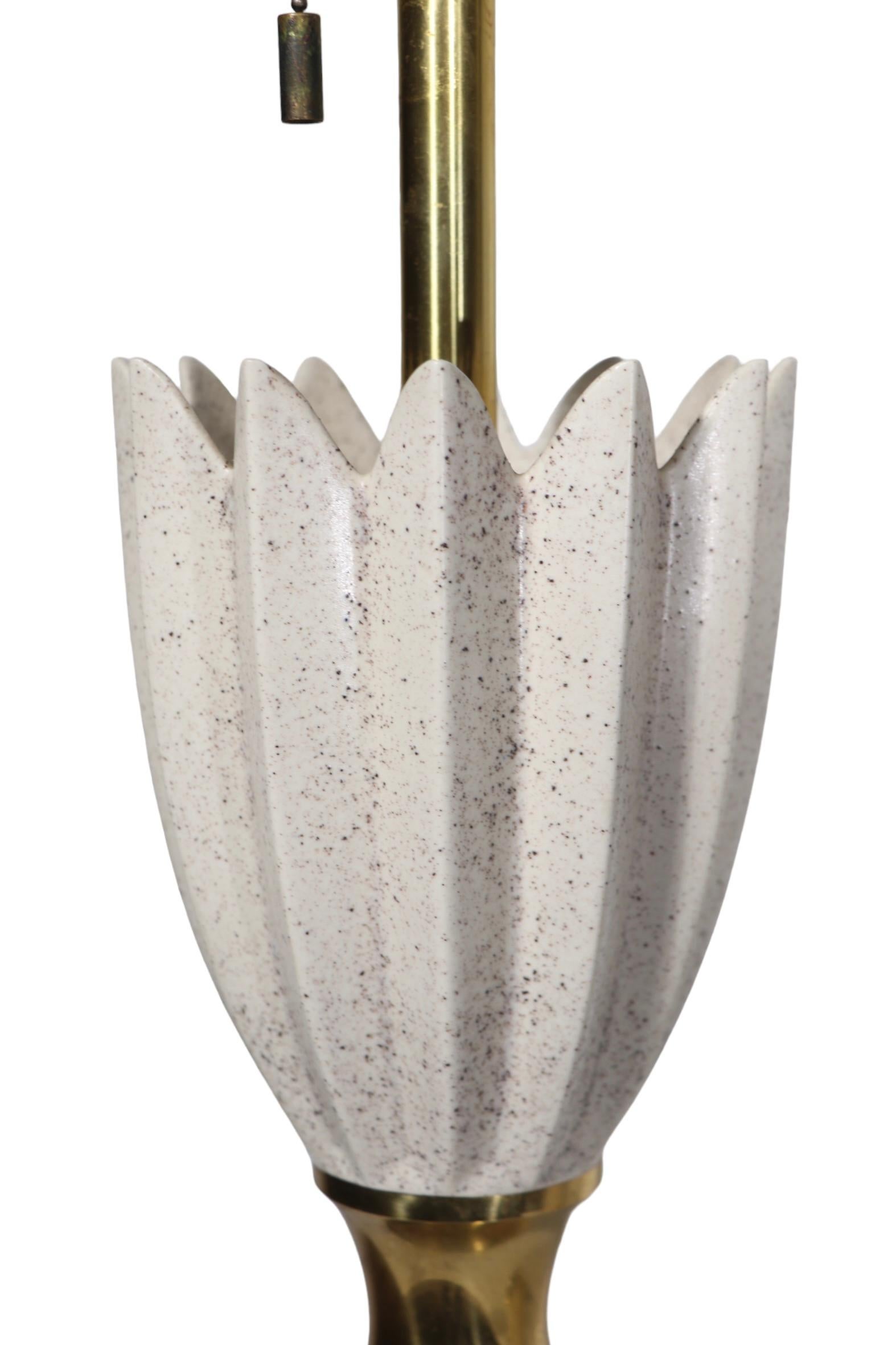 Lámparas de mesa Pr Mid Century Hollywood Regency de Gerald Thurston para Lightolier en venta 10