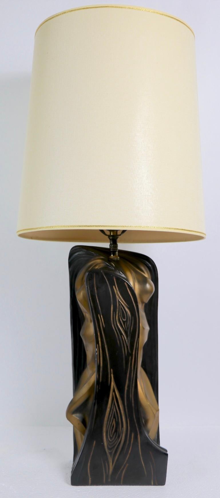 Pr. Mid Century Lamps by FAIP For Sale 2