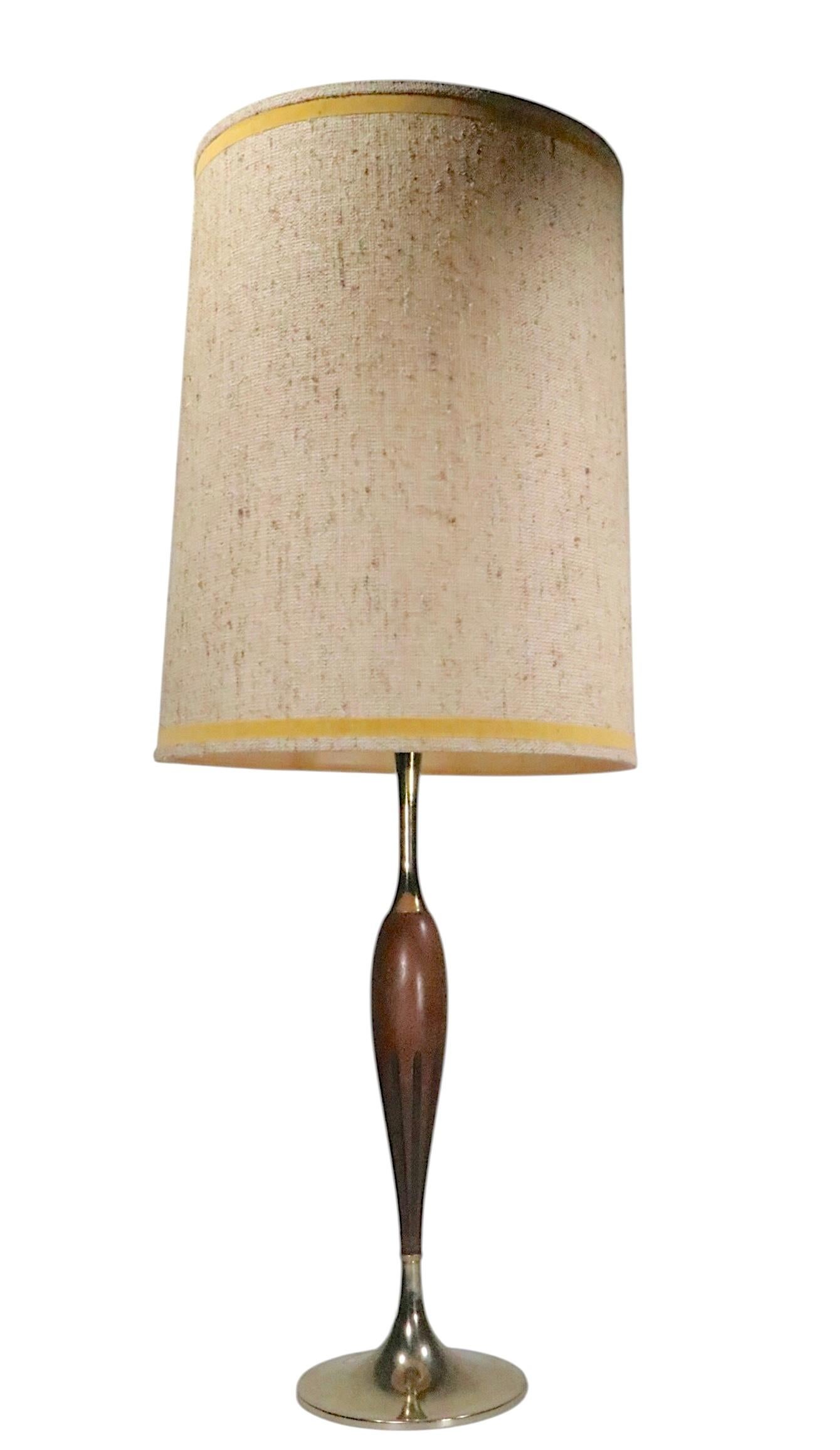 Pr. Mid Century Laurel Table Lamps en vente 8