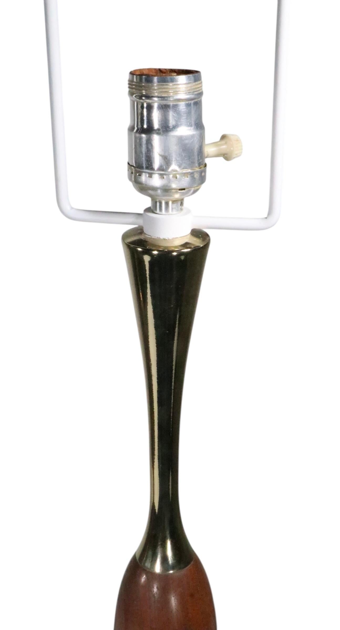 Pr. Mid Century Laurel Table Lamps en vente 10