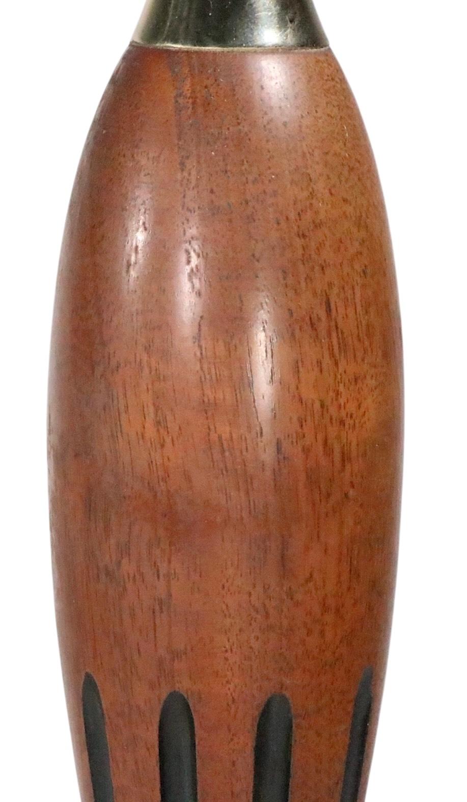 Pr. Mid Century Laurel Table Lamps Bon état - En vente à New York, NY