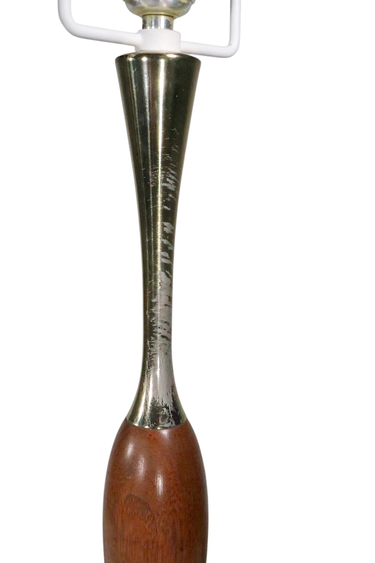 Pr. Mid Century Laurel Table Lamps en vente 1