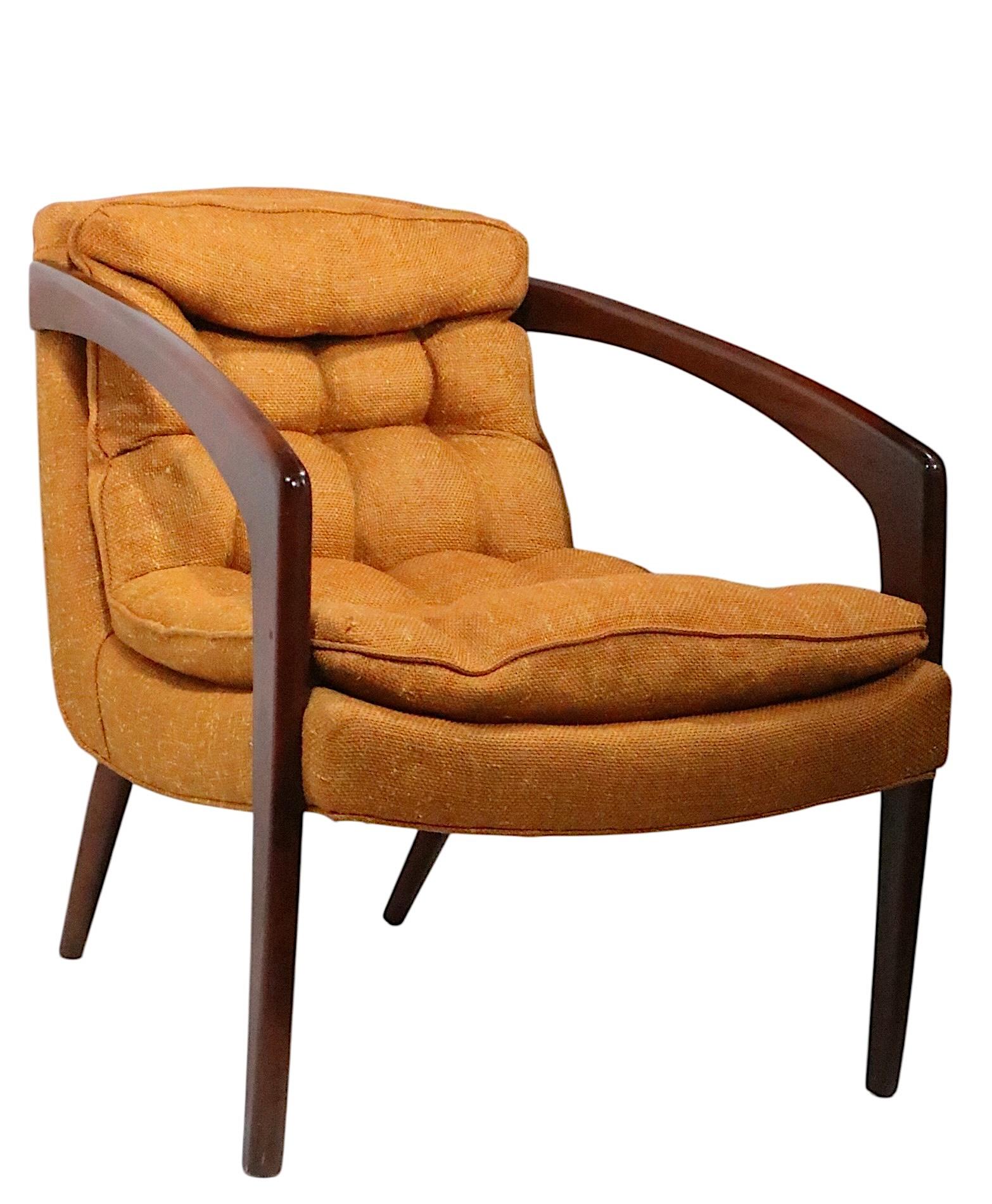 Pr. Mid Century Lounge Stühle att. zu R. Huber c 1960's im Angebot 3