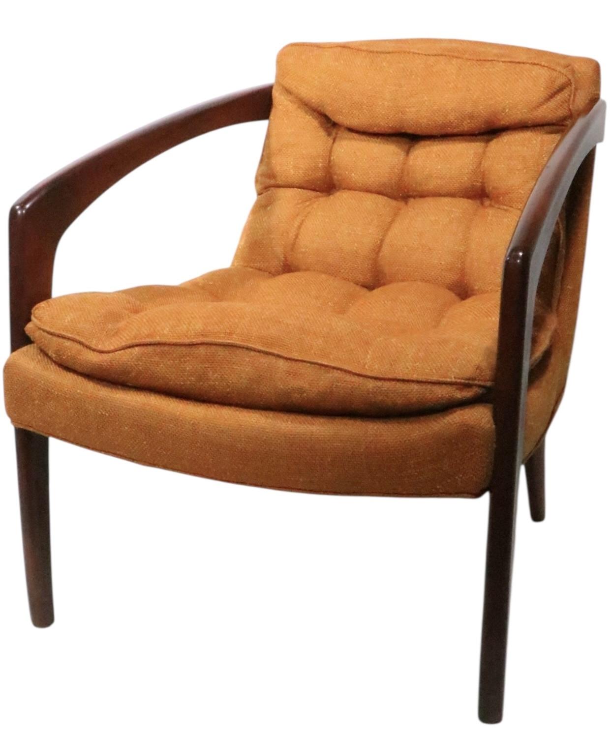 Pr. Mid Century Lounge Stühle att. zu R. Huber c 1960's im Angebot 4