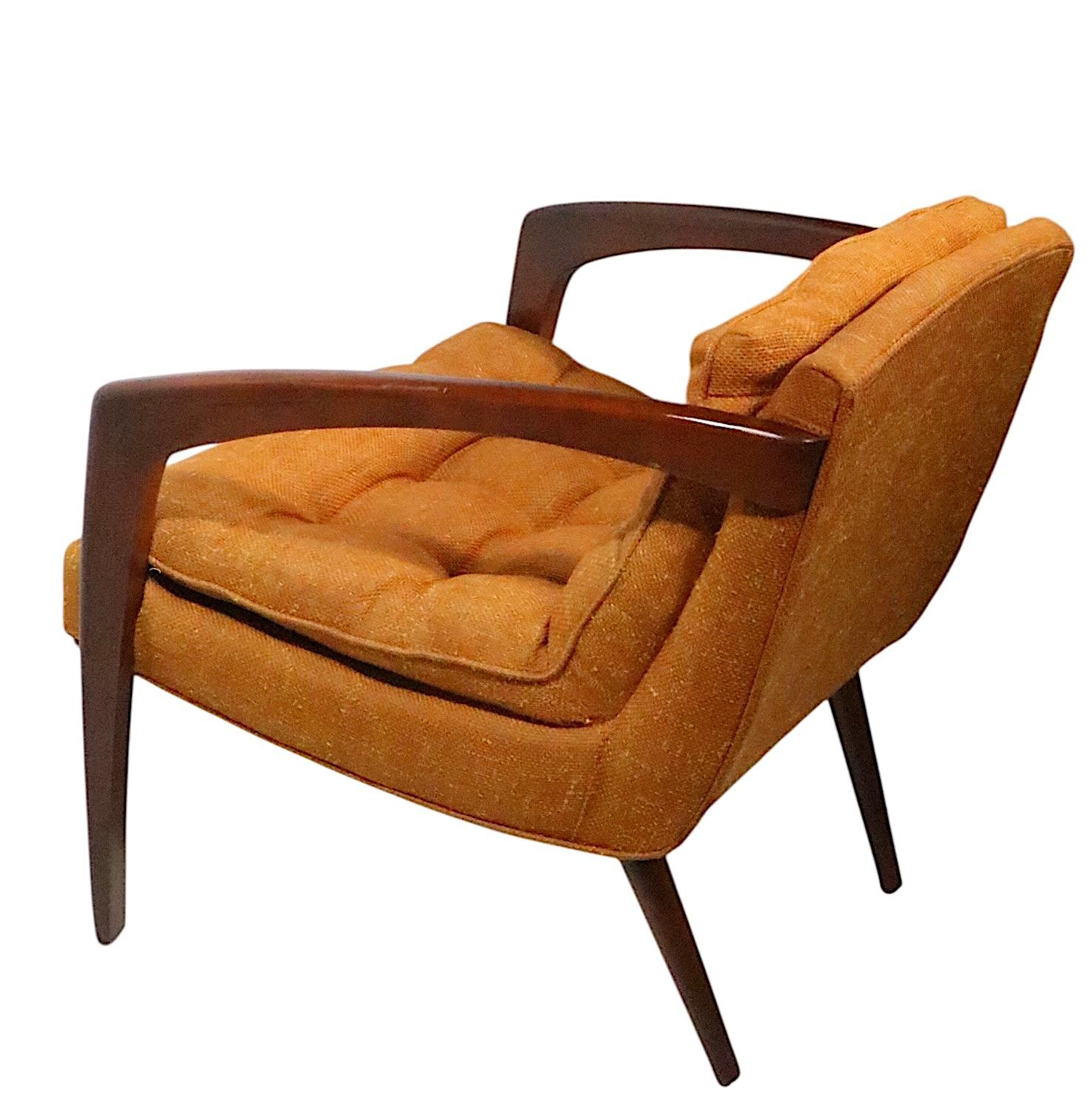 Pr. Mid Century Lounge Stühle att. zu R. Huber c 1960's (Kanadisch) im Angebot