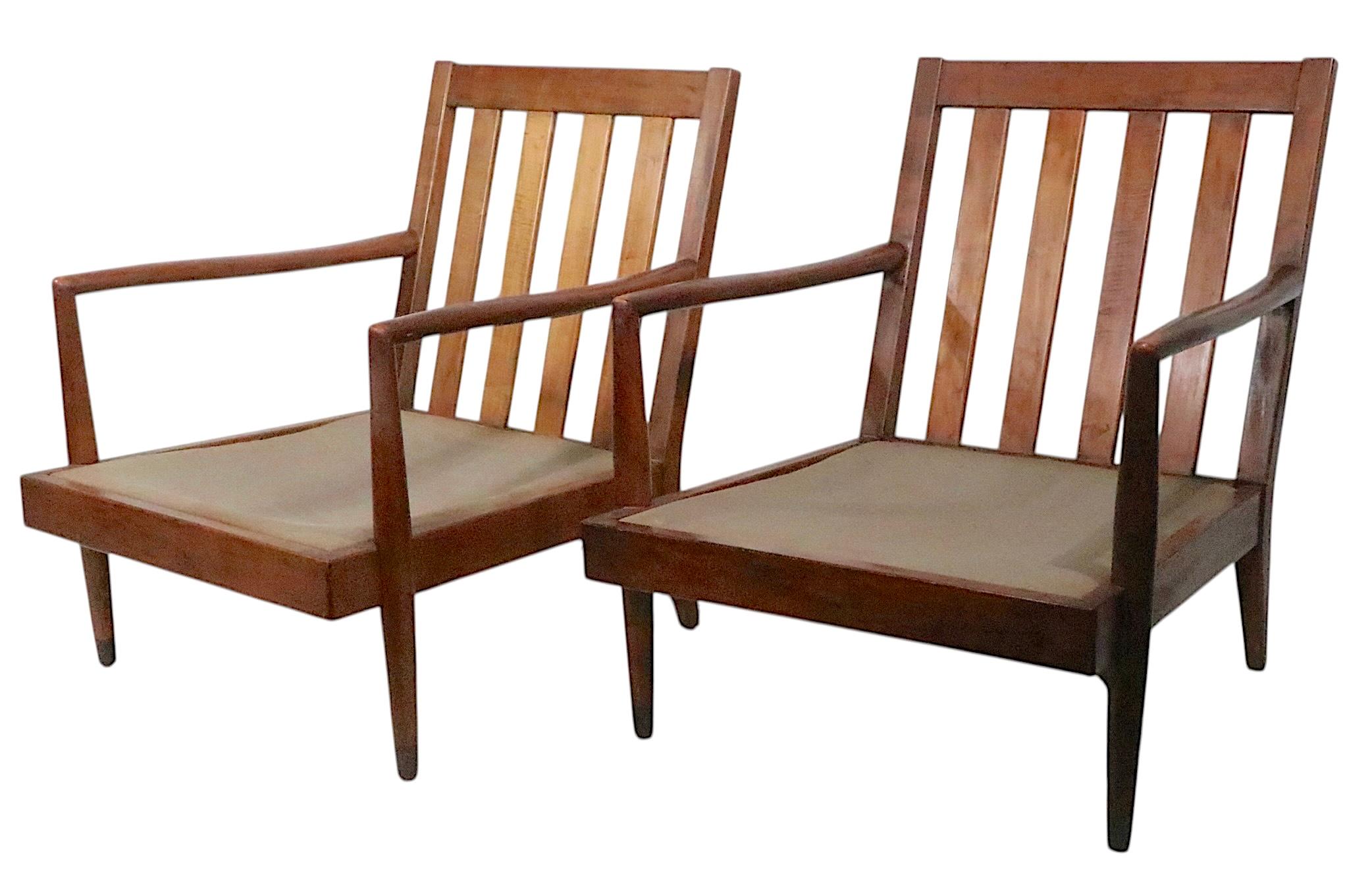 Pr. Sedie da salotto del Mid Century nello stile di Robsjohn Gibbings in vendita 4