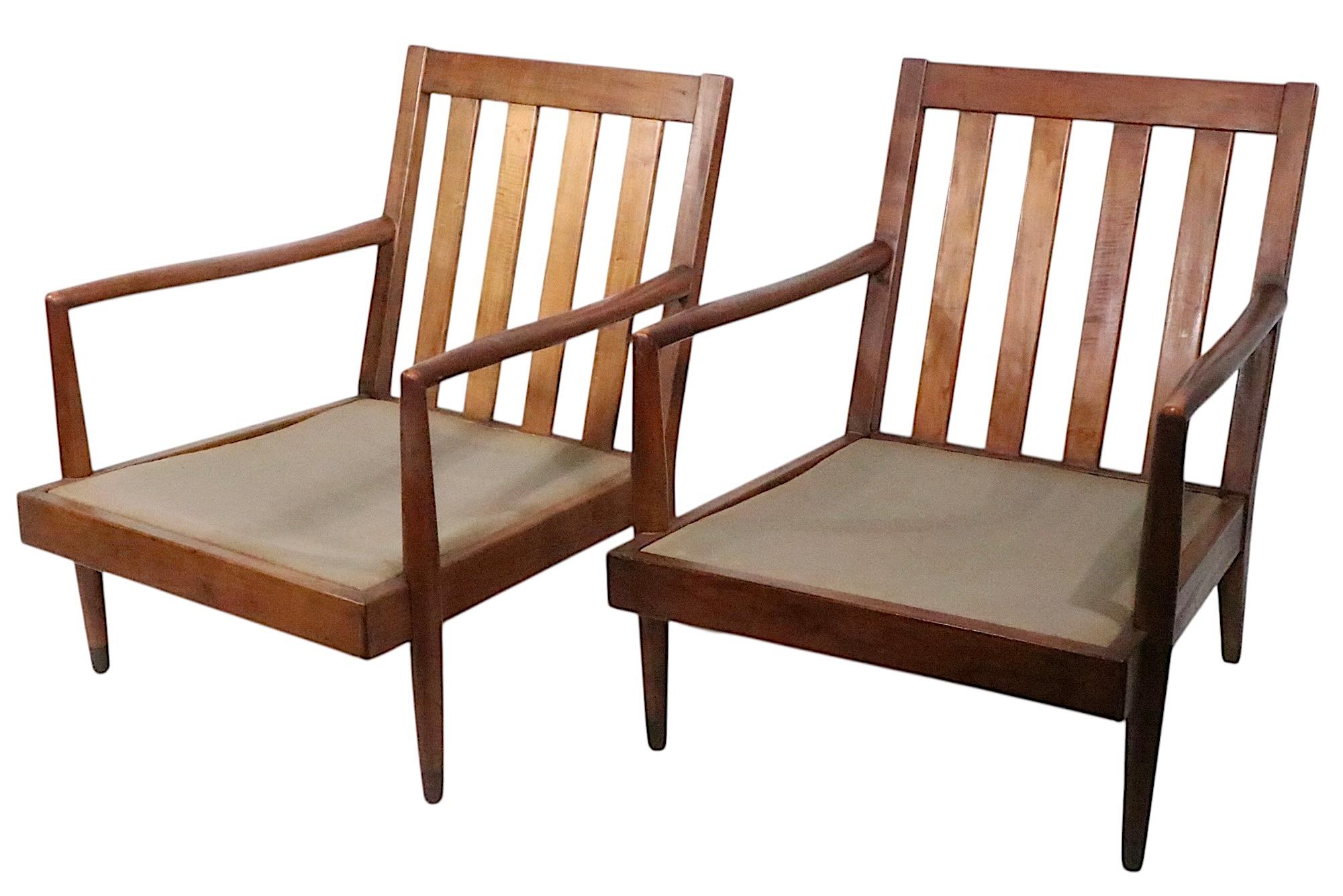 Pr. Sedie da salotto del Mid Century nello stile di Robsjohn Gibbings in vendita 5