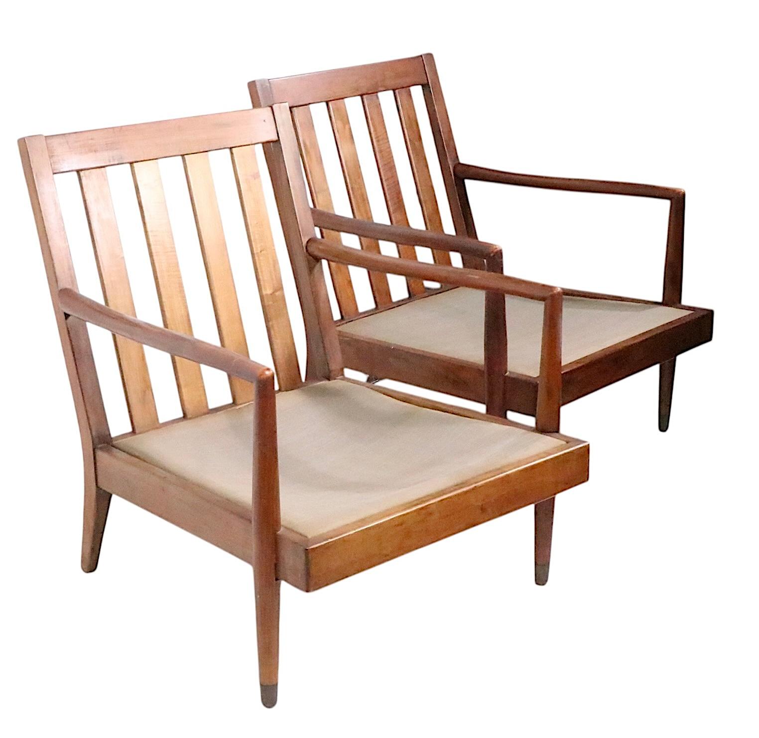 Pr. Sedie da salotto del Mid Century nello stile di Robsjohn Gibbings in vendita 6