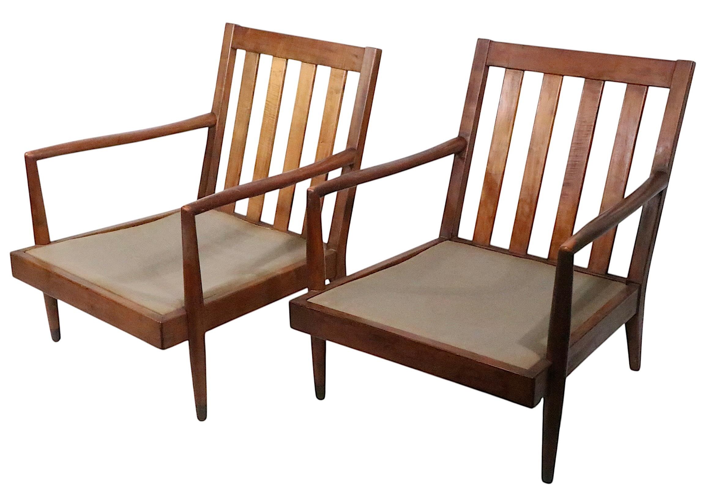 Pr. Sedie da salotto del Mid Century nello stile di Robsjohn Gibbings in vendita 1