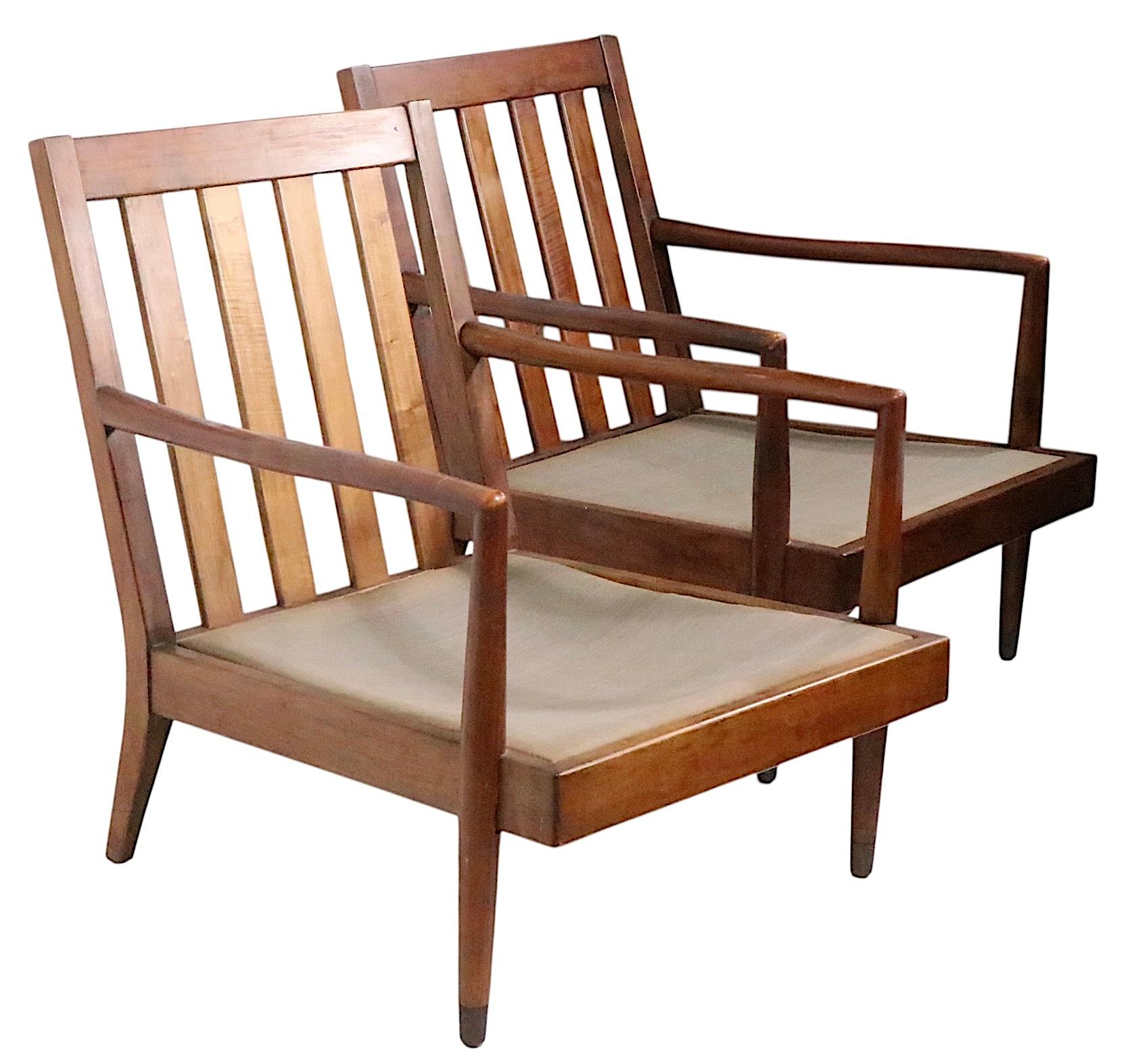 Pr. Sedie da salotto del Mid Century nello stile di Robsjohn Gibbings in vendita 2