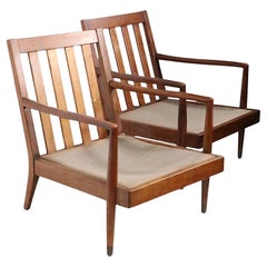 Pr. Mid Century Lounge Chairs in the style of Robsjohn Gibbings