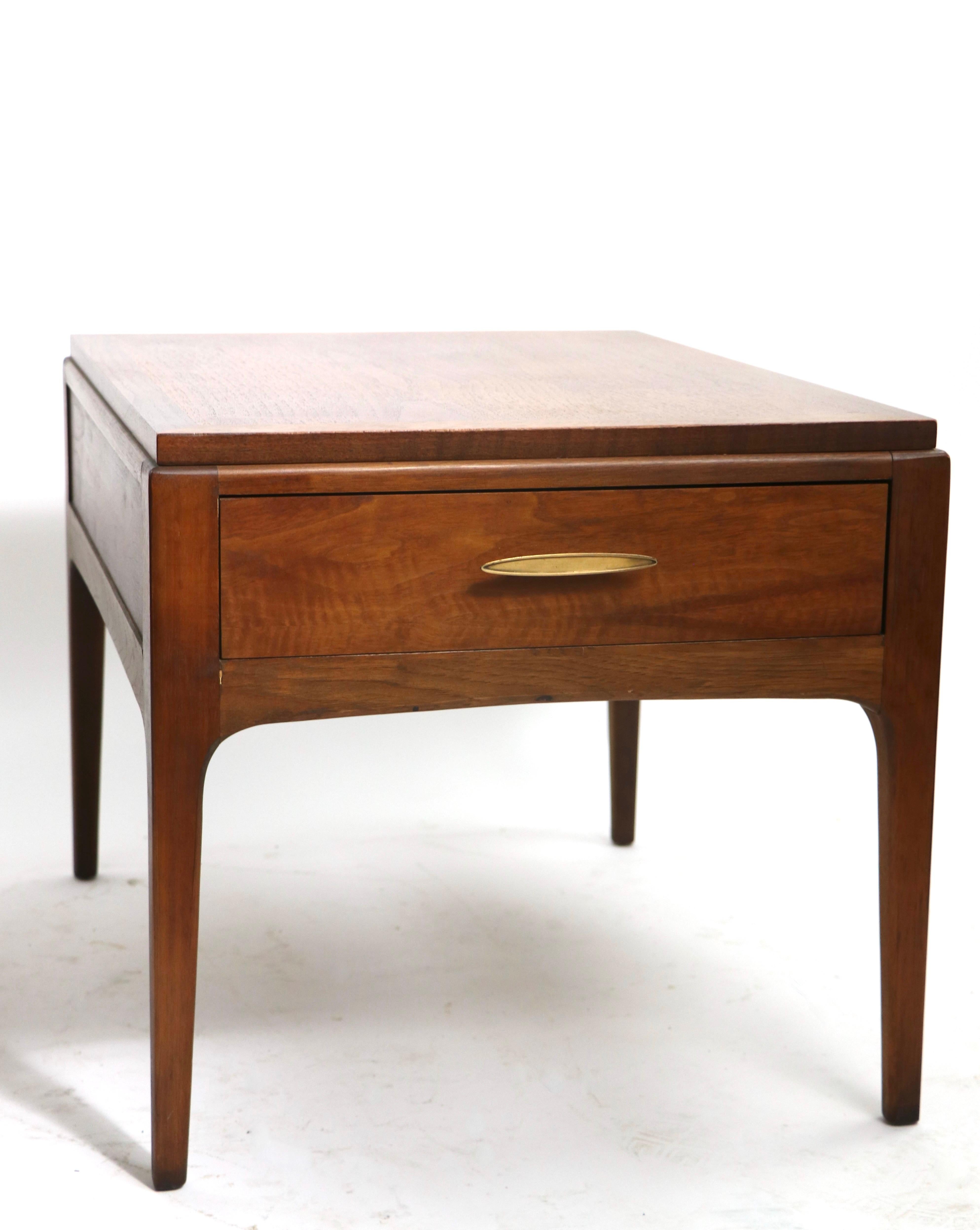 Pr. Mid-Century One Drawer End Tables, Night Stands by Lane 3