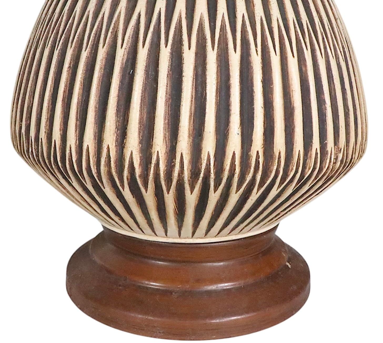Pr. Mid Century Table Lamps by the Fortune Lamp Co. 1961 2