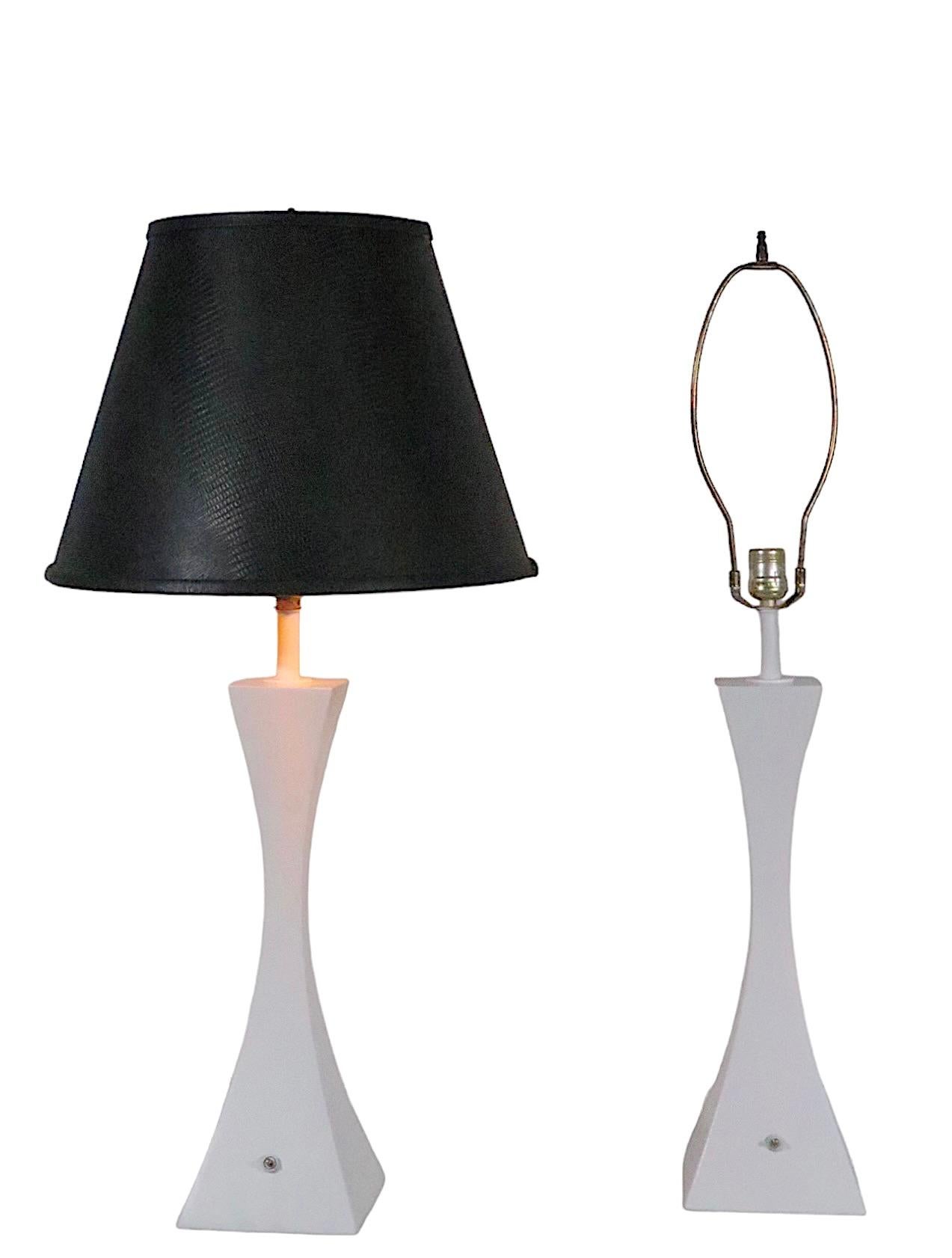 Pr. Milieu du siècle  Lampes de table de The Mutual Sunset Lamp Co. des années 1950, 6 pièces disponibles en vente 4
