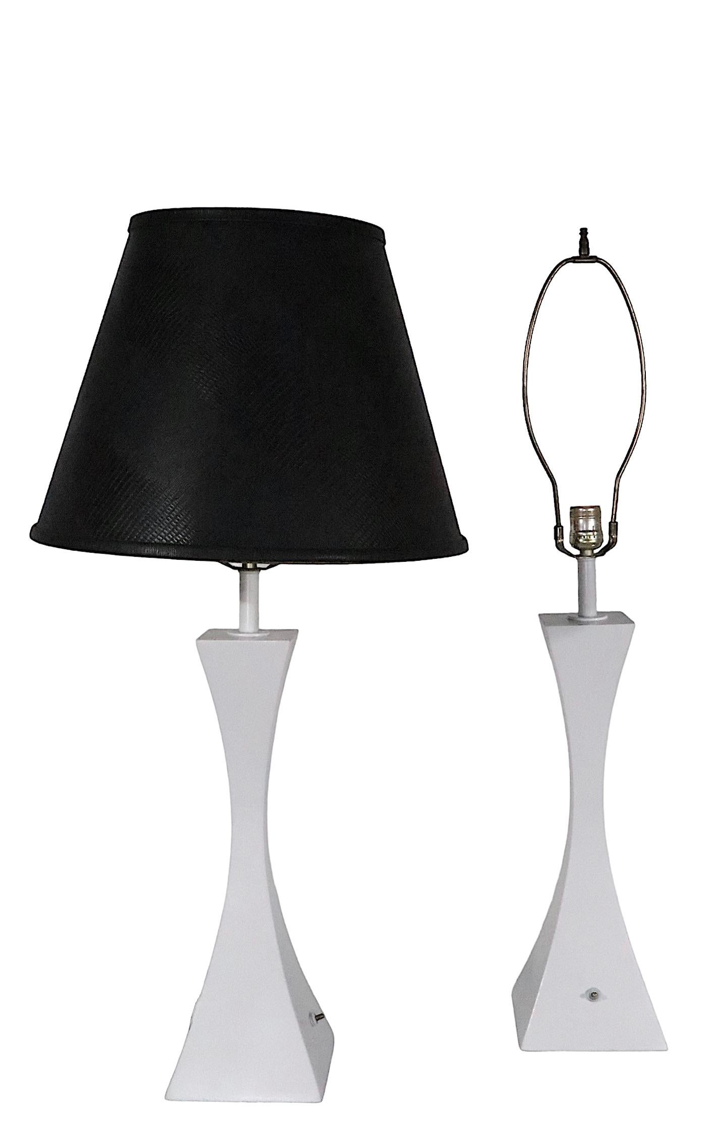 Pr. Milieu du siècle  Lampes de table de The Mutual Sunset Lamp Co. des années 1950, 6 pièces disponibles en vente 5