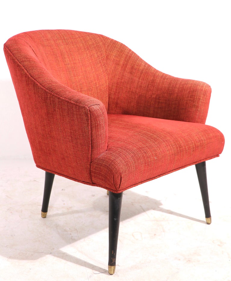 Pr. Mid Century Tub Chairs For Sale at 1stDibs