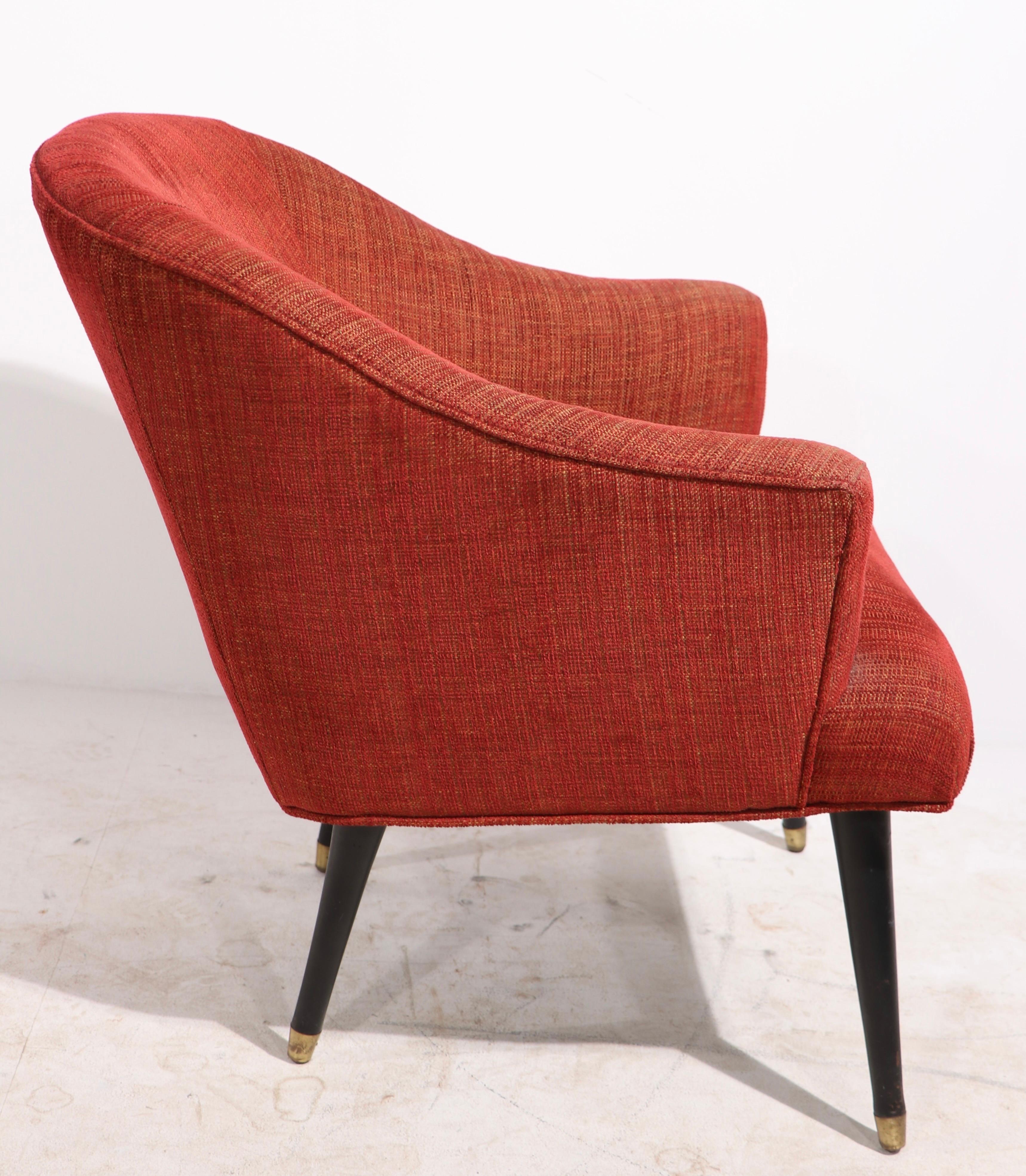 Pr. Mid Century Tub Chairs at 1stDibs mid century bucket chair