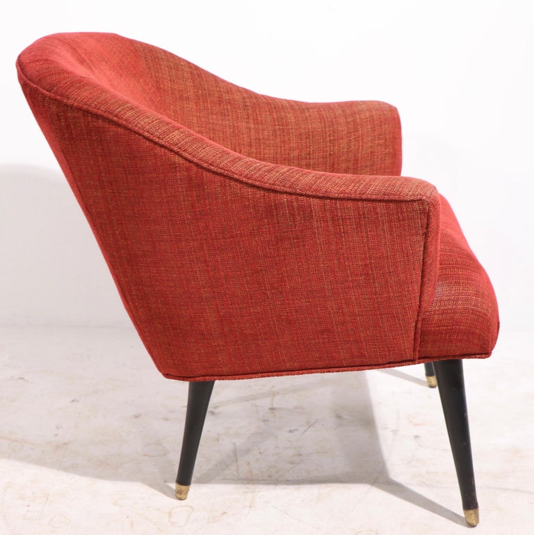 Pr. Mid Century Tub Chairs For Sale at 1stDibs