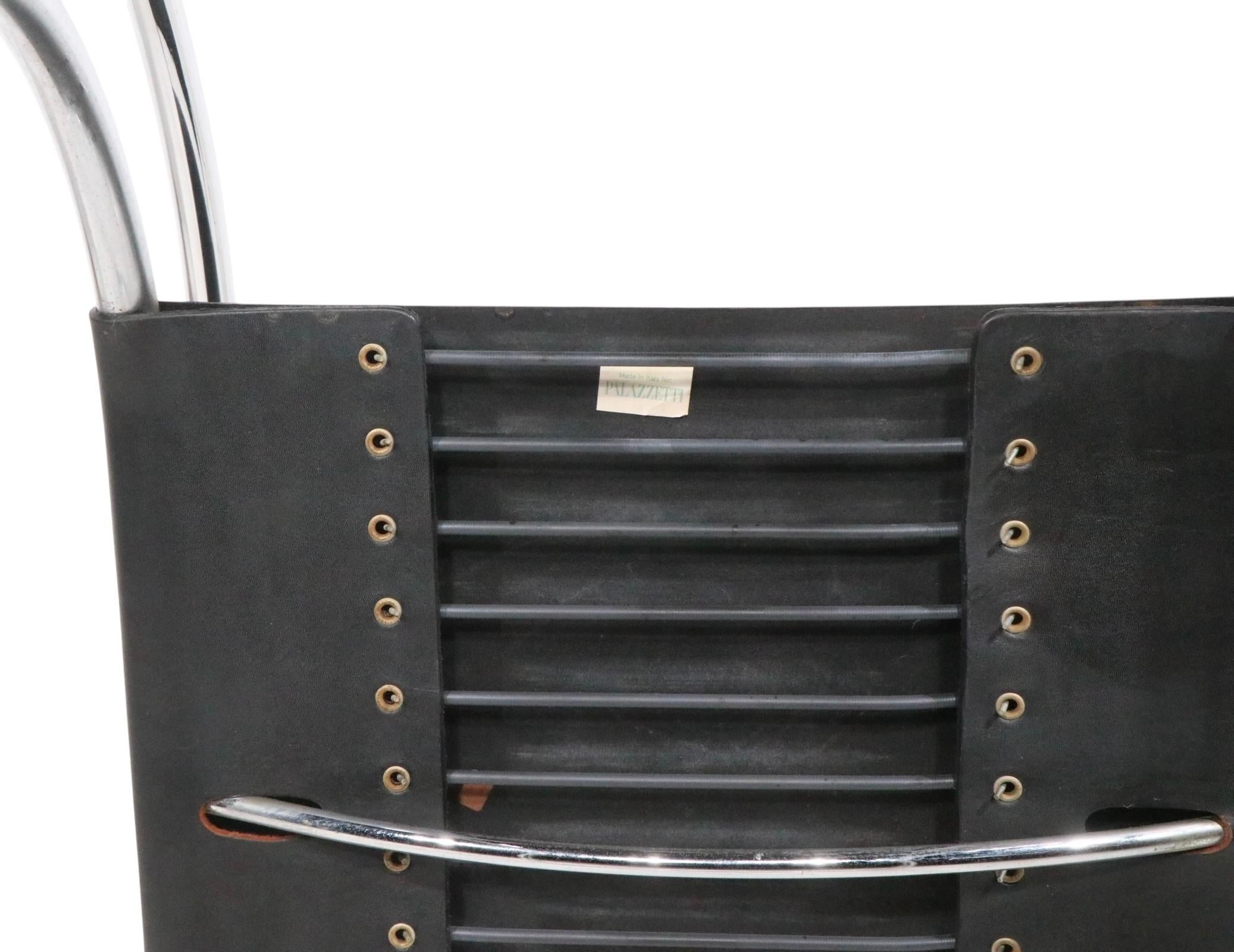 Pr. Mr. Chairs designed by Mies Van Der Rohe made by32.5  Palazetti For Sale 3