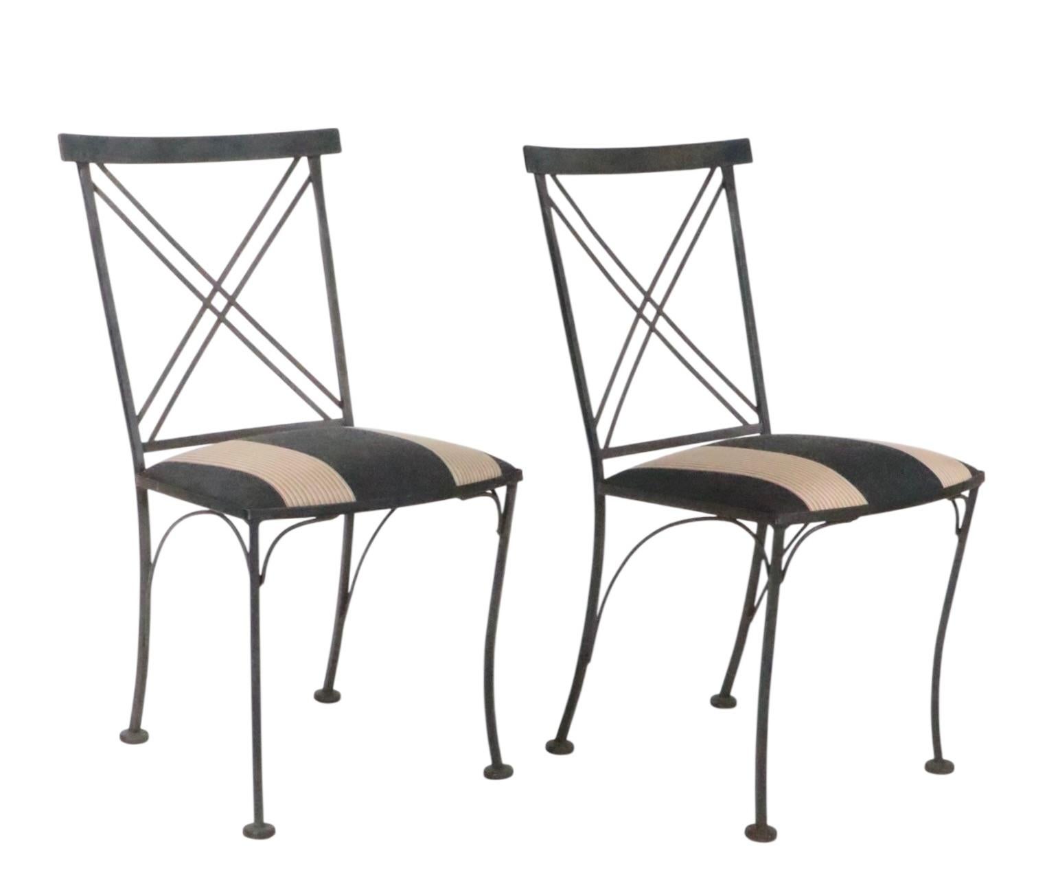 Pr. Neo Classic X Back Stühle aus Schmiedeeisen von Lyon - Shaw Inc. (amerikanisch) im Angebot