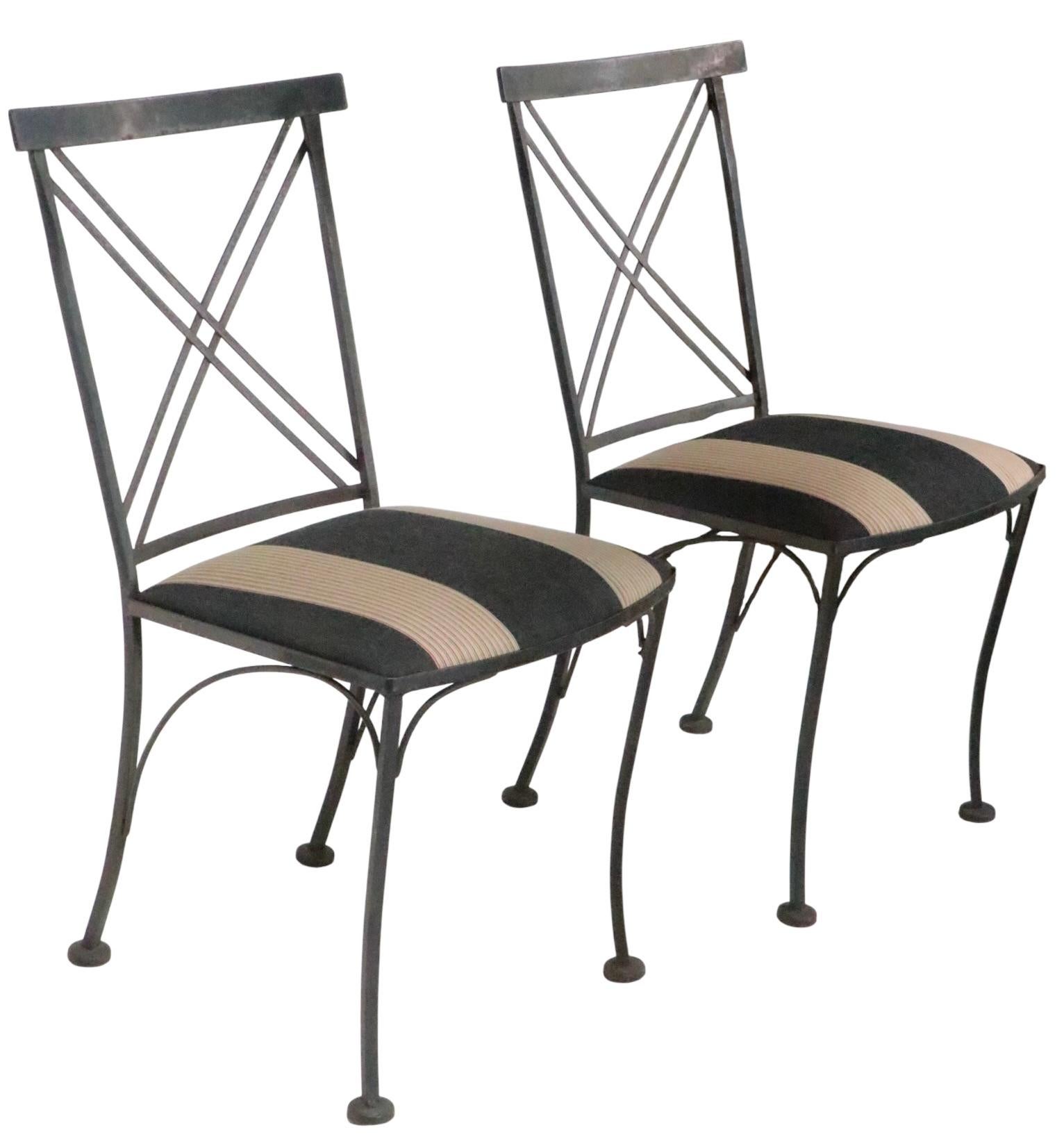 Pr. Neo Classic X Back Stühle aus Schmiedeeisen von Lyon - Shaw Inc. im Angebot 1